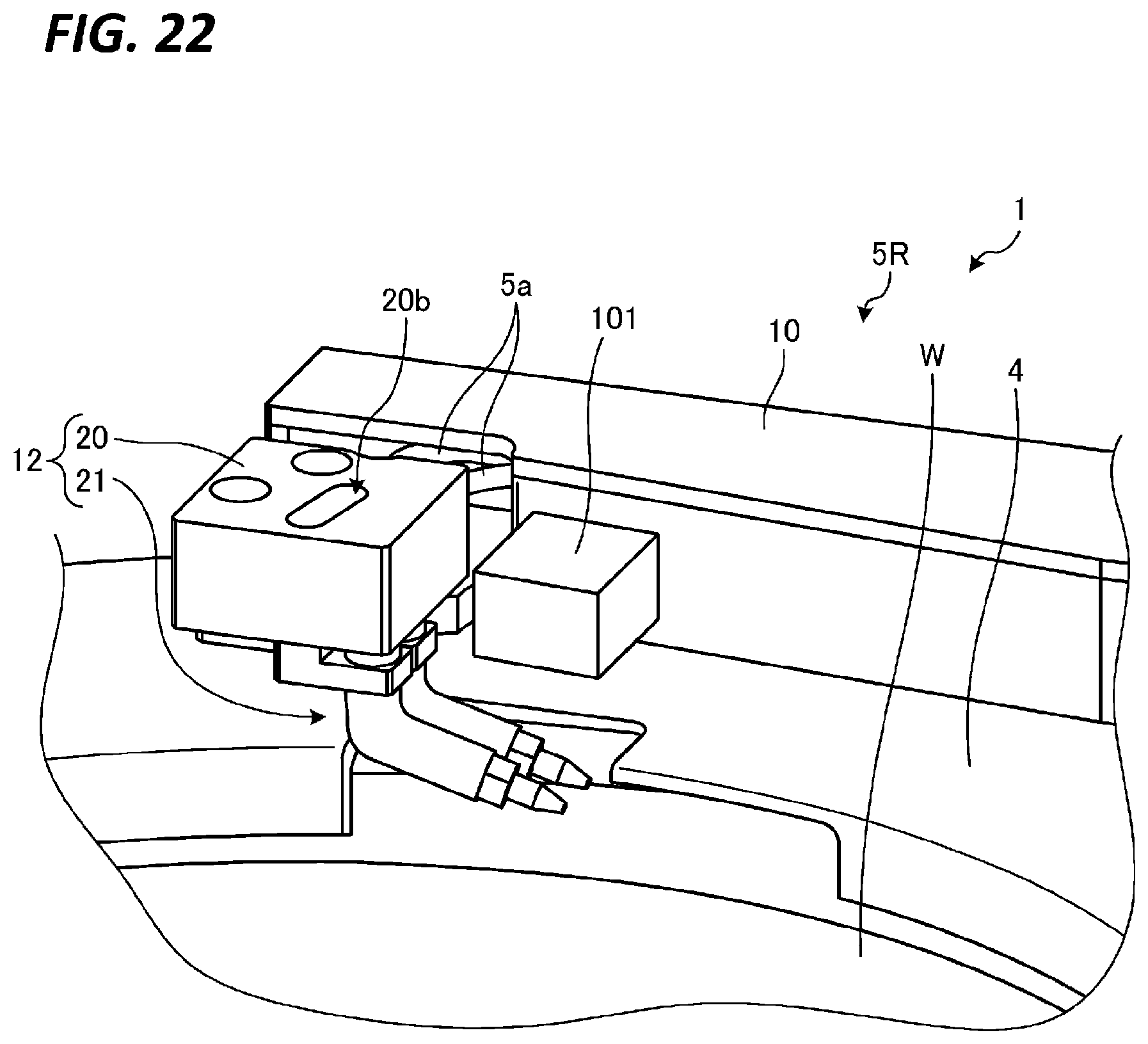Patent US11776824 Figure 19 – Processing liquid ejection nozzle, nozzle arm, substrate processing apparatus, and substrate processing method