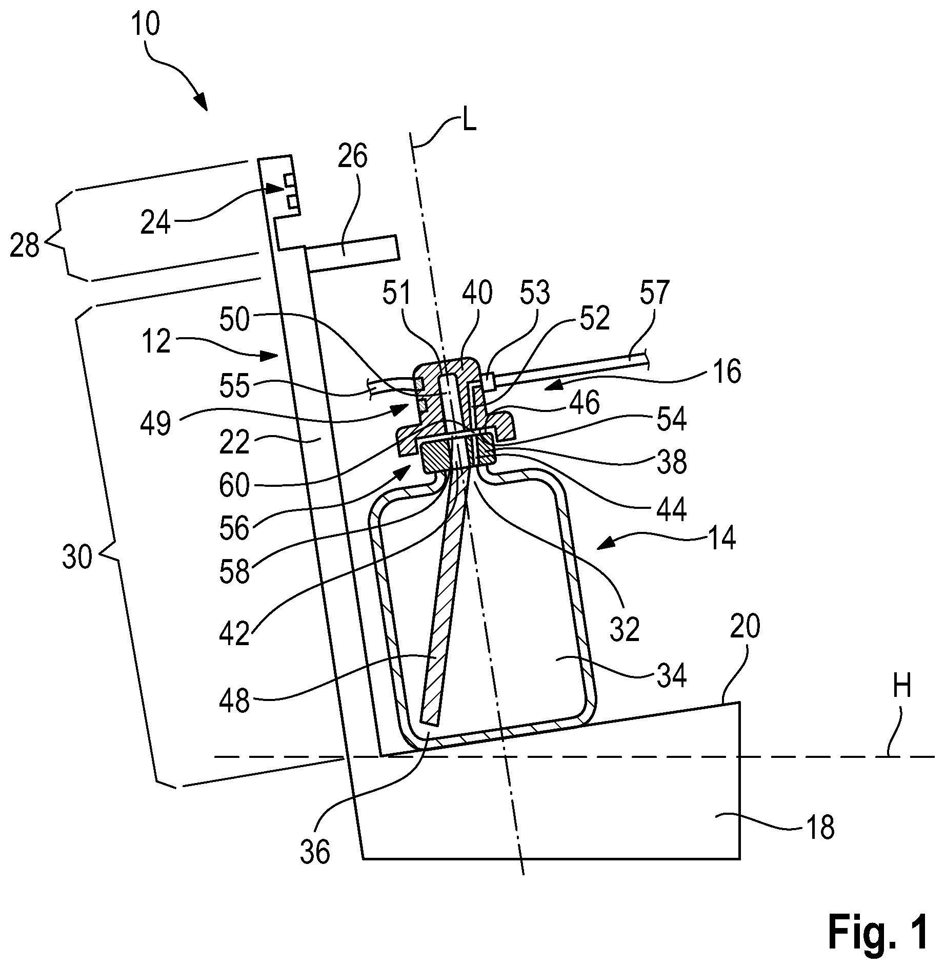 Patent US11776827 Figure 1 – Adapter, connection device and supply system