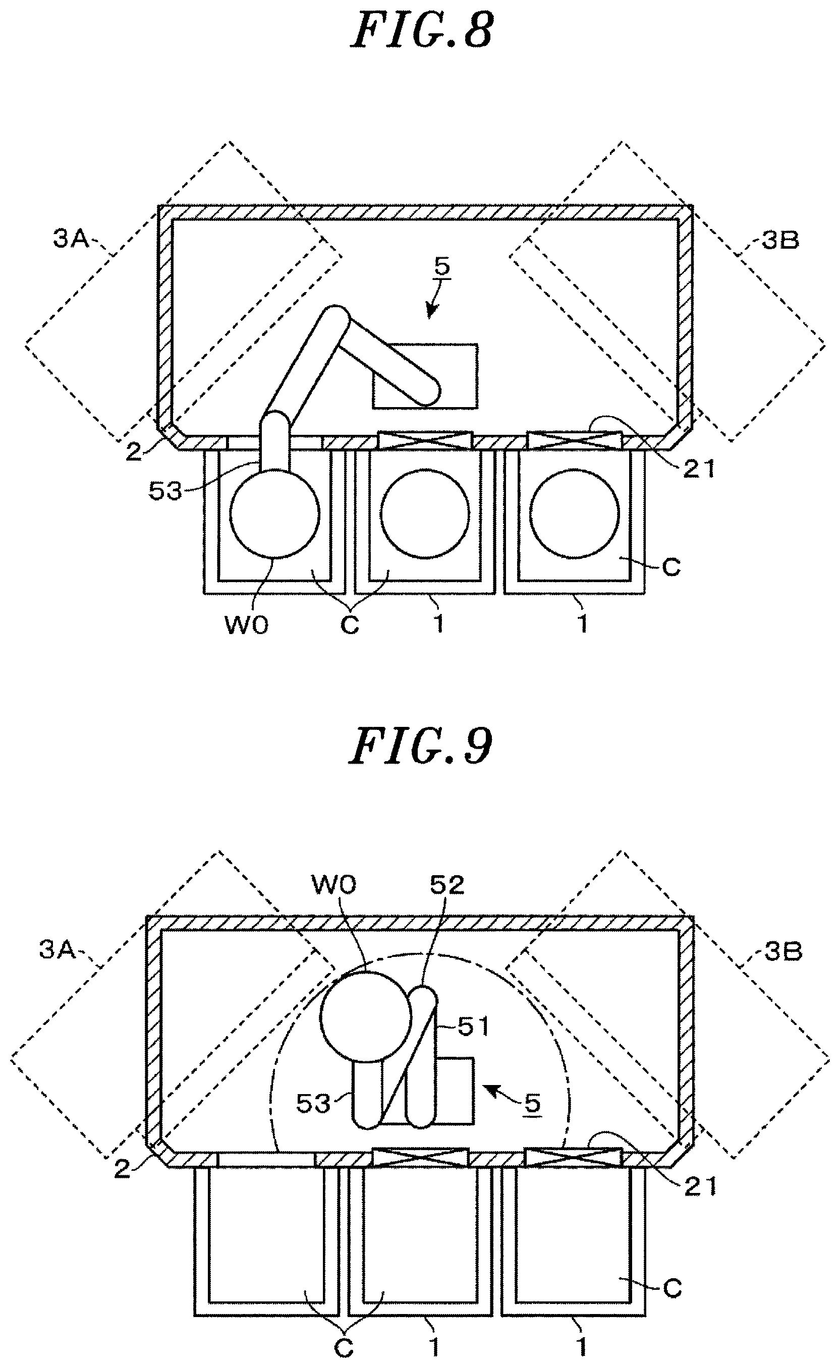 Patent US11776828 Figure 8 – Vacuum processing device