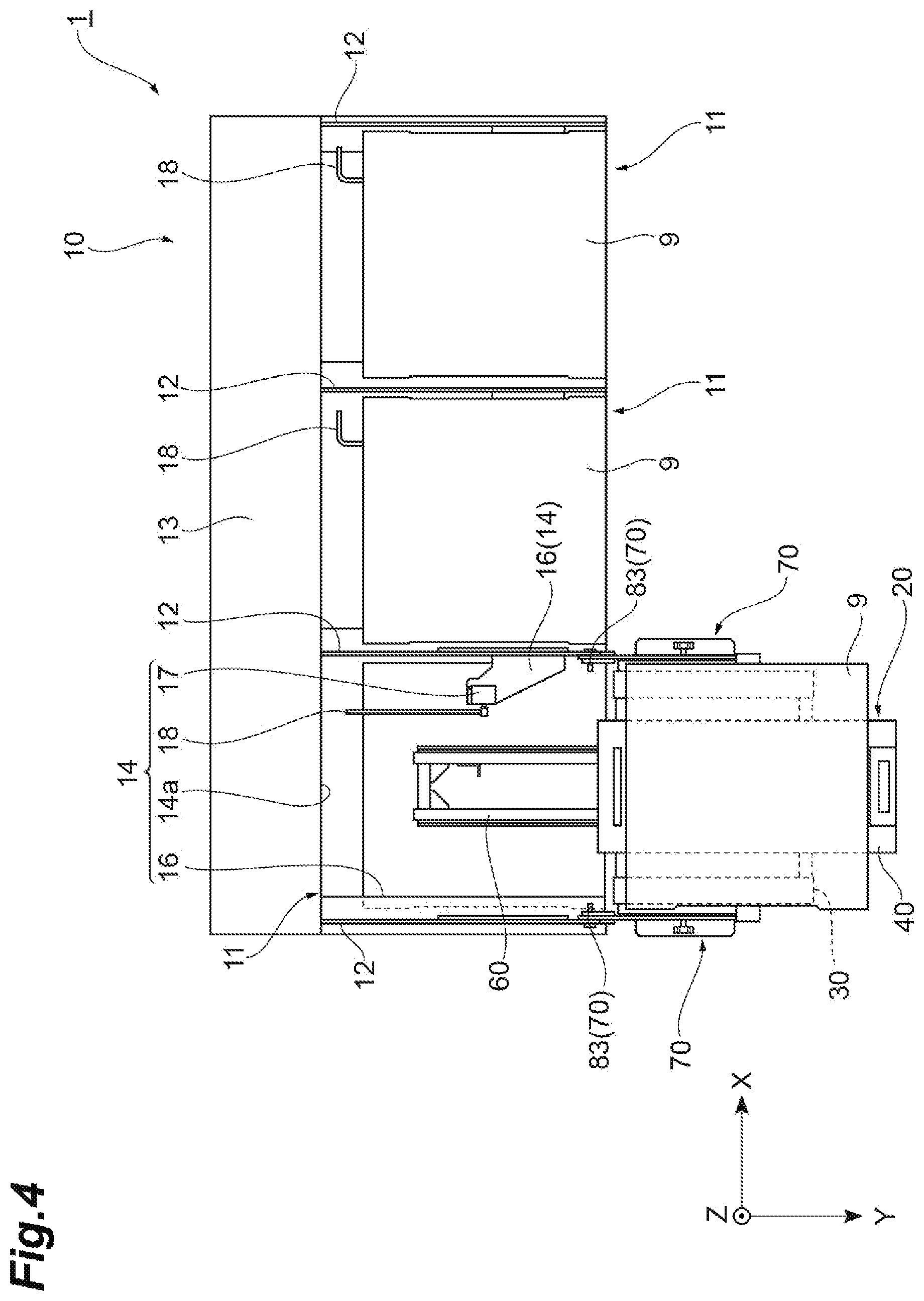 Patent US11776832 Figure 4 – Transfer system, transfer device, and transfer method