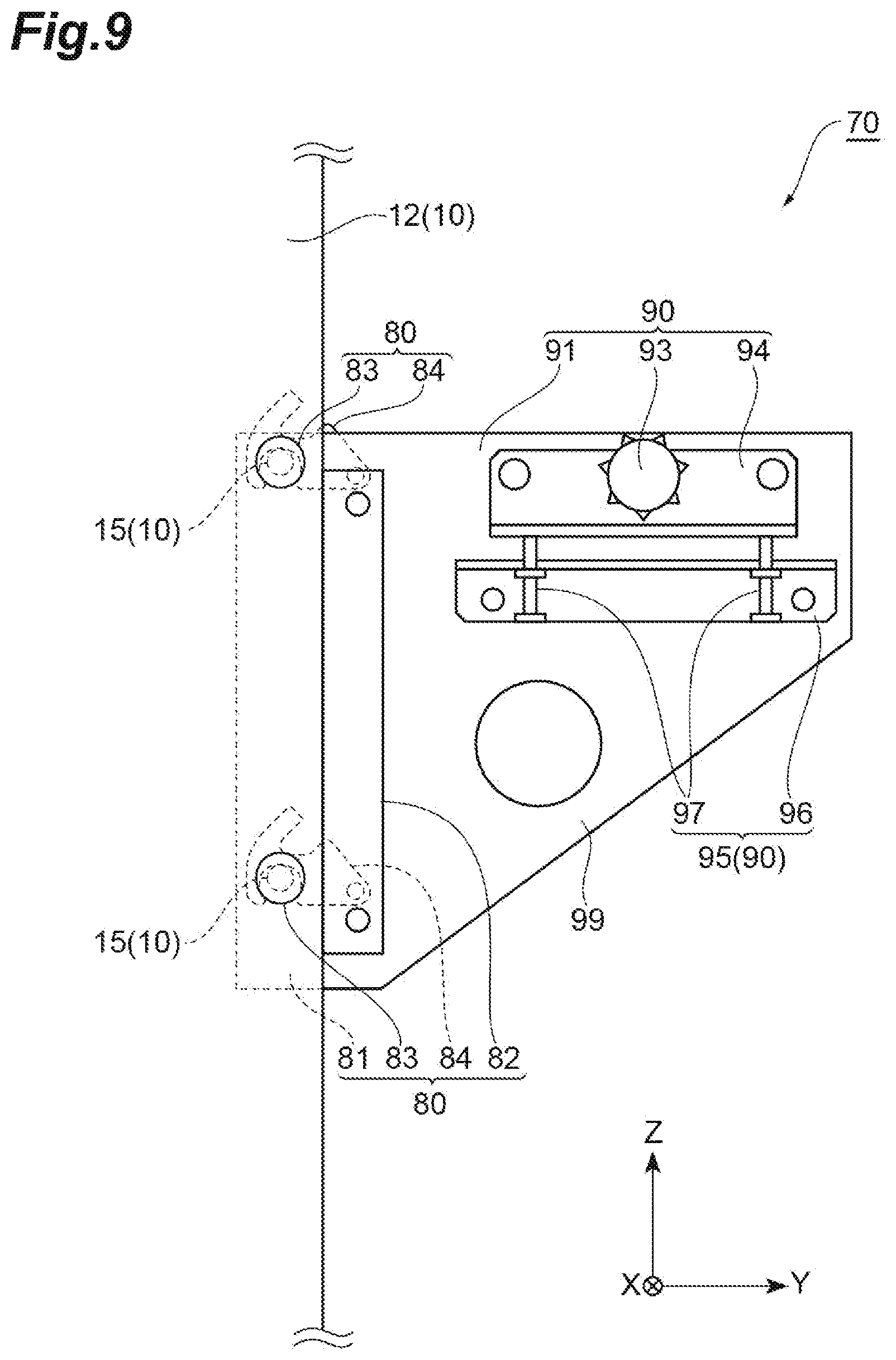 Patent US11776832 Figure 9 – Transfer system, transfer device, and transfer method