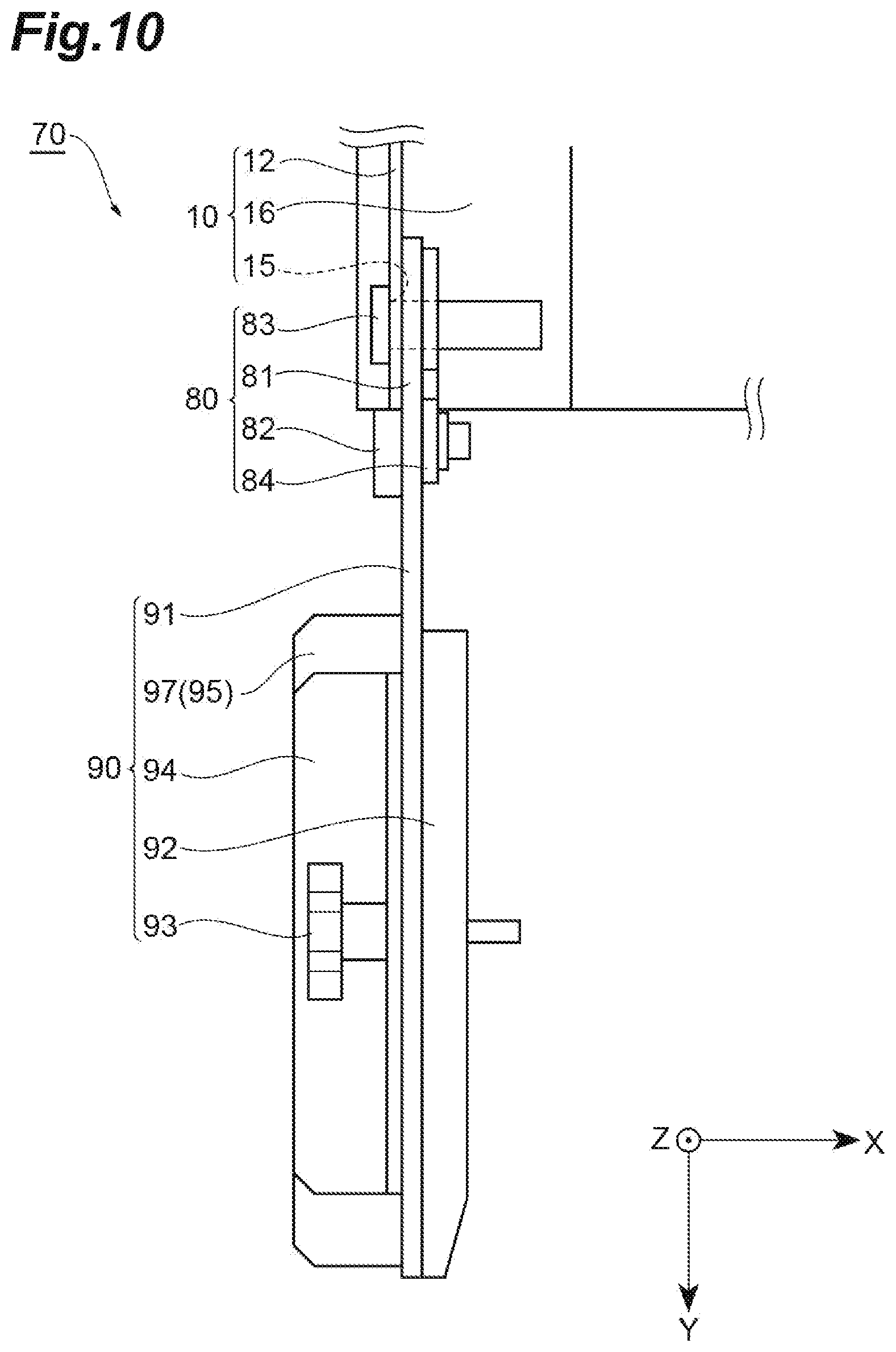 Patent US11776832 Figure 10 – Transfer system, transfer device, and transfer method