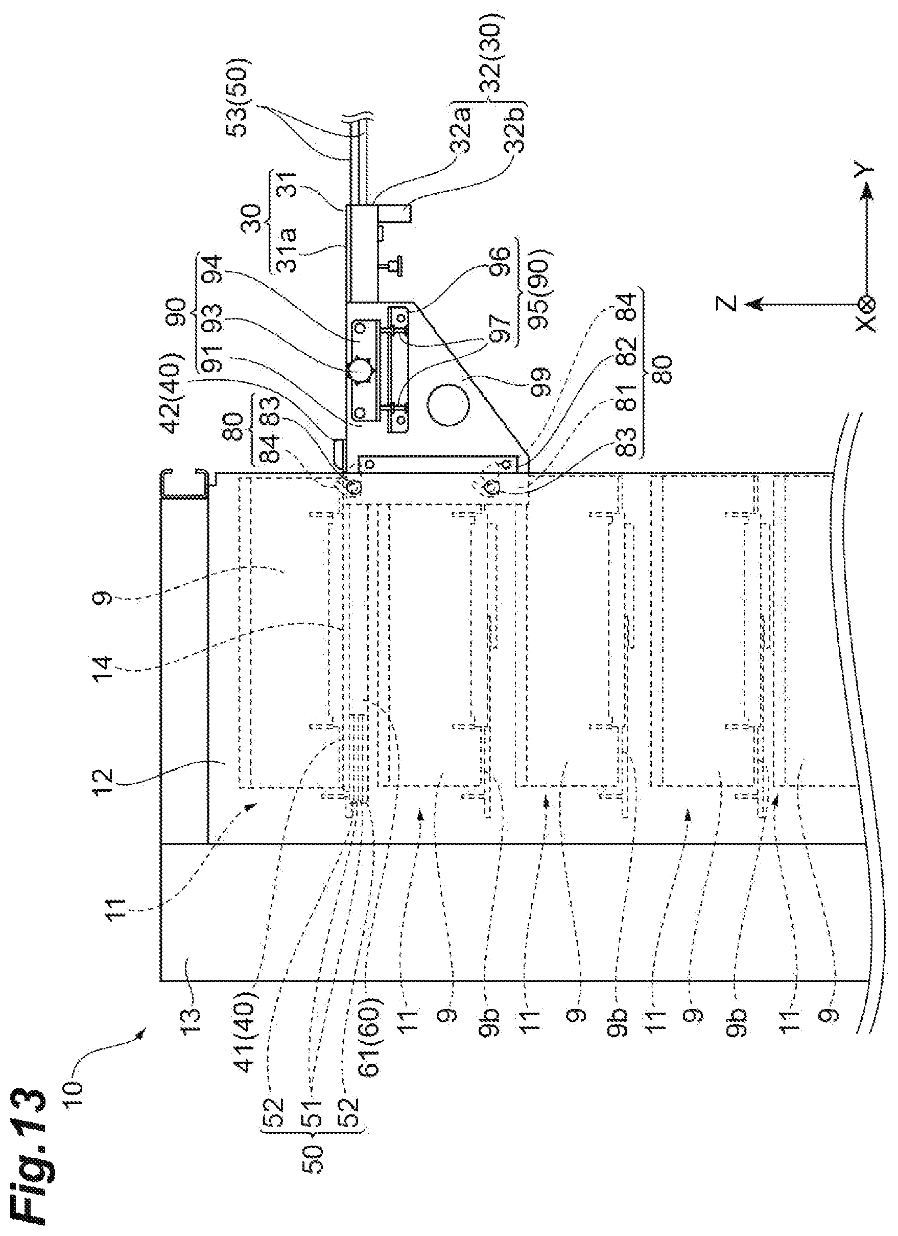 Patent US11776832 Figure 13 – Transfer system, transfer device, and transfer method