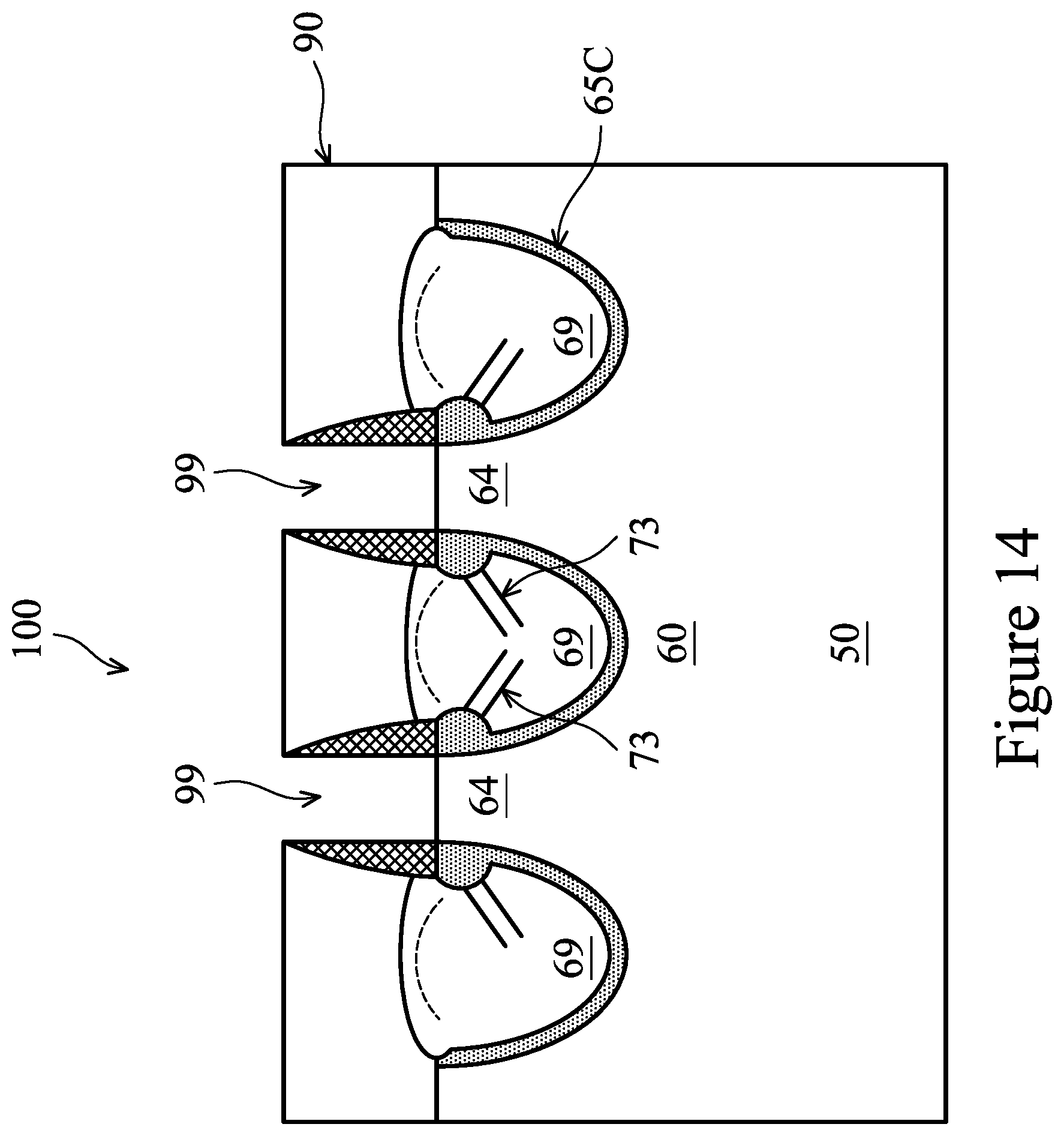 Patent US11776851 Figure 14 – Semiconductor device with multi-layered source/drain regions having different dopant concentrations and manufacturing method thereof