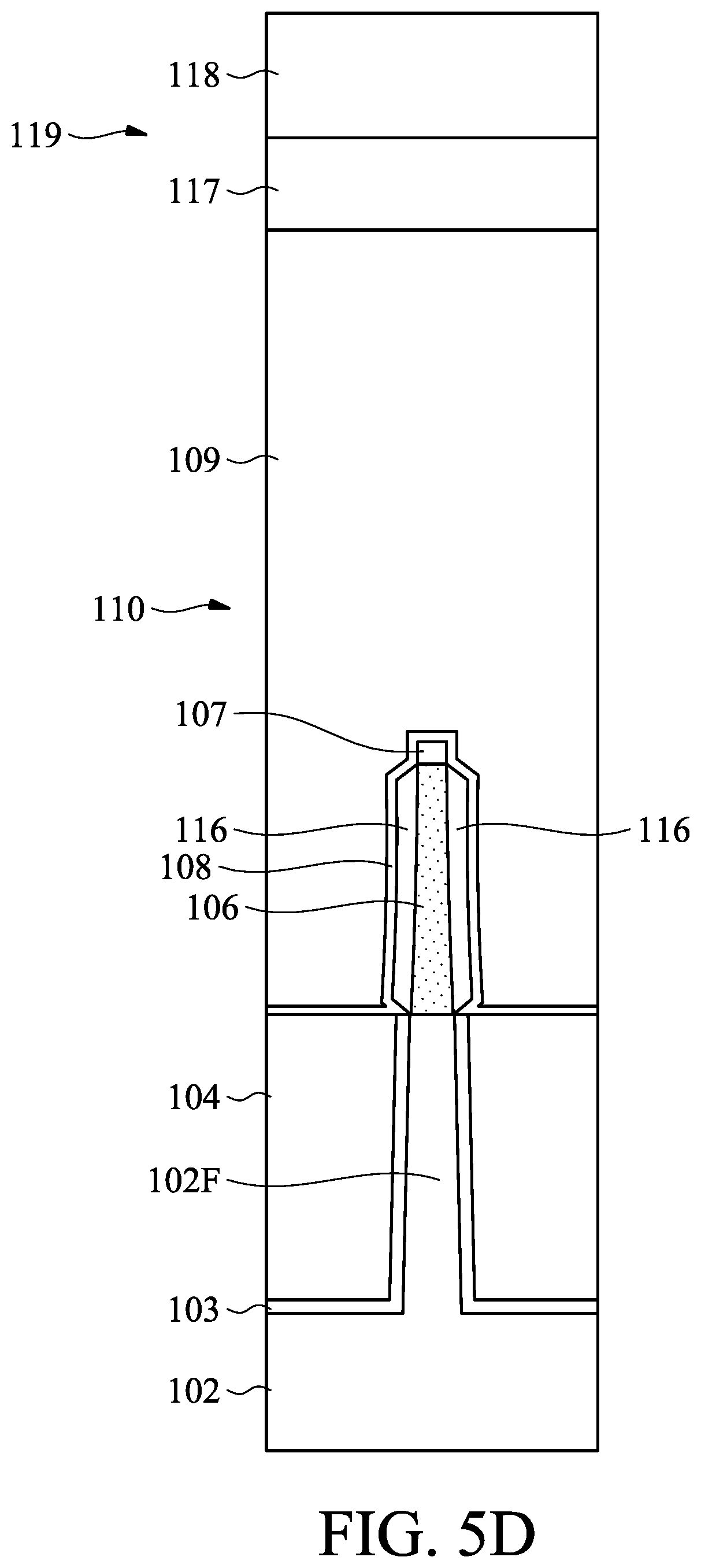 Patent US11776854 Figure 11 – Semiconductor structure with hybrid nanostructures