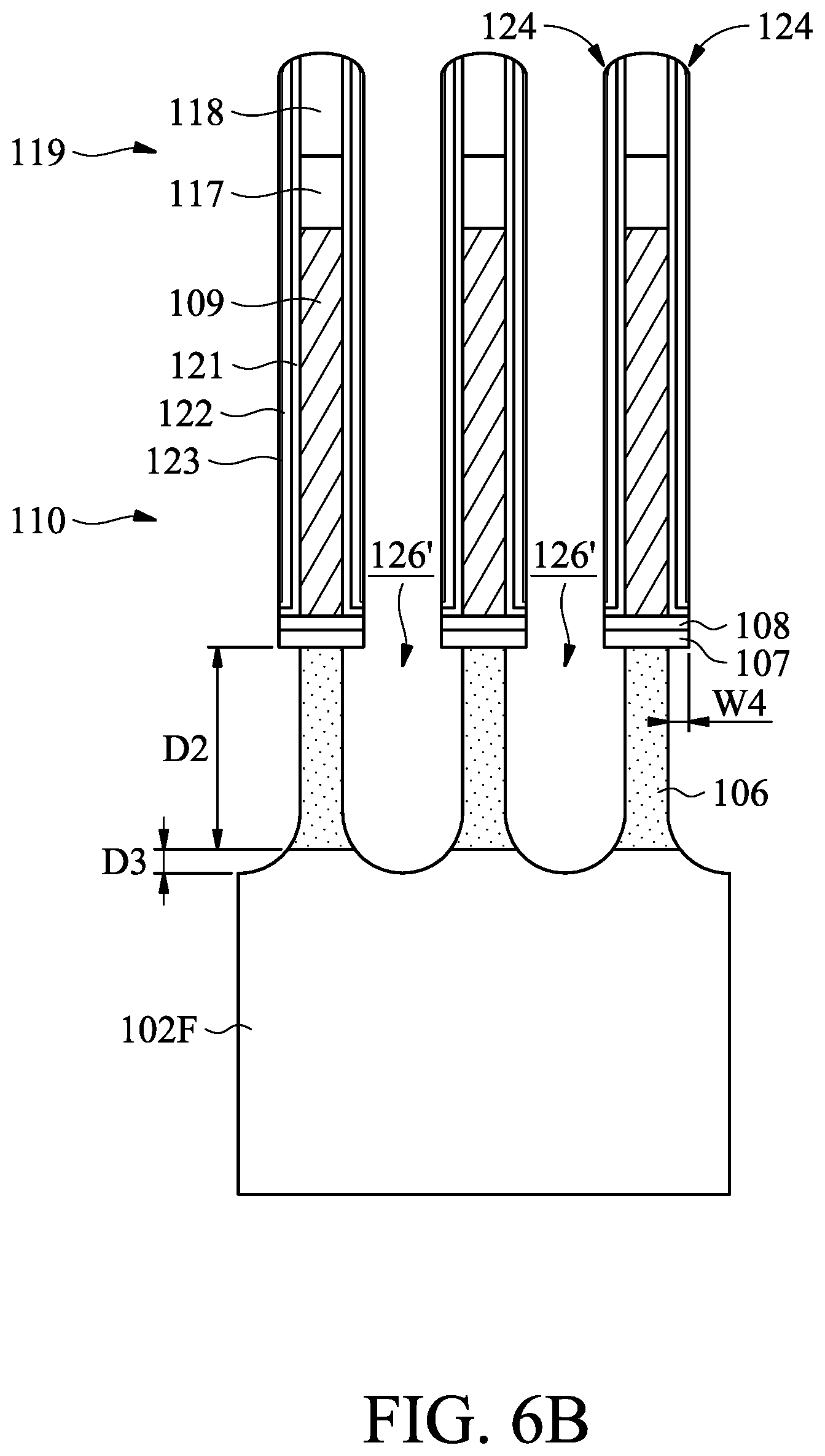 Patent US11776854 Figure 13 – Semiconductor structure with hybrid nanostructures