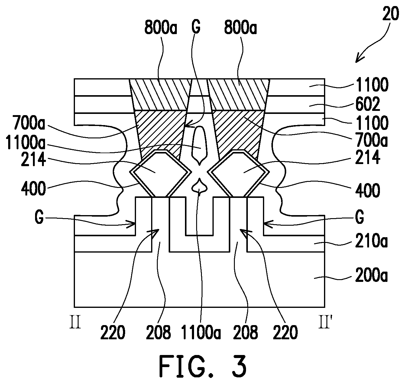 Patent US11776855 Figure 20 – Fin field effect transistor having airgap and method for manufacturing the same