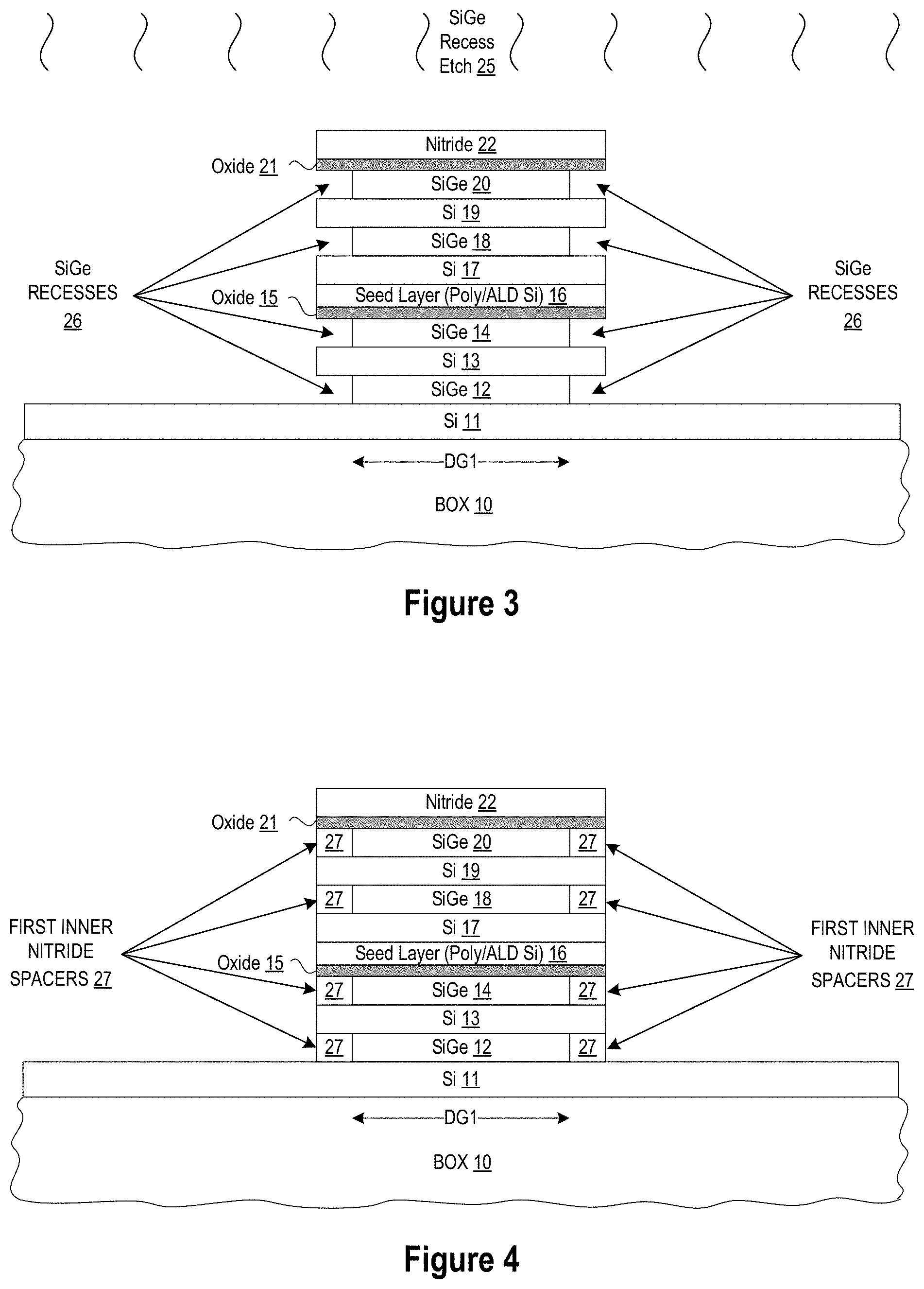 Patent US11776856 Figure 2 – Nanosheet transistors with different gate materials in same stack and method of making