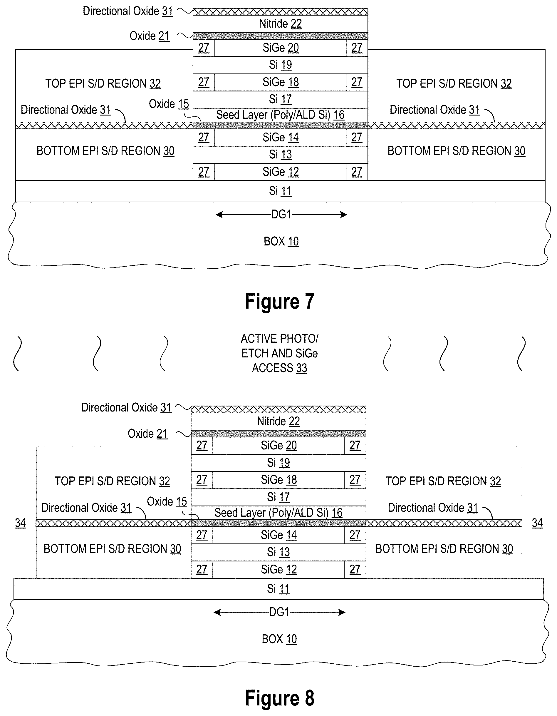 Patent US11776856 Figure 4 – Nanosheet transistors with different gate materials in same stack and method of making