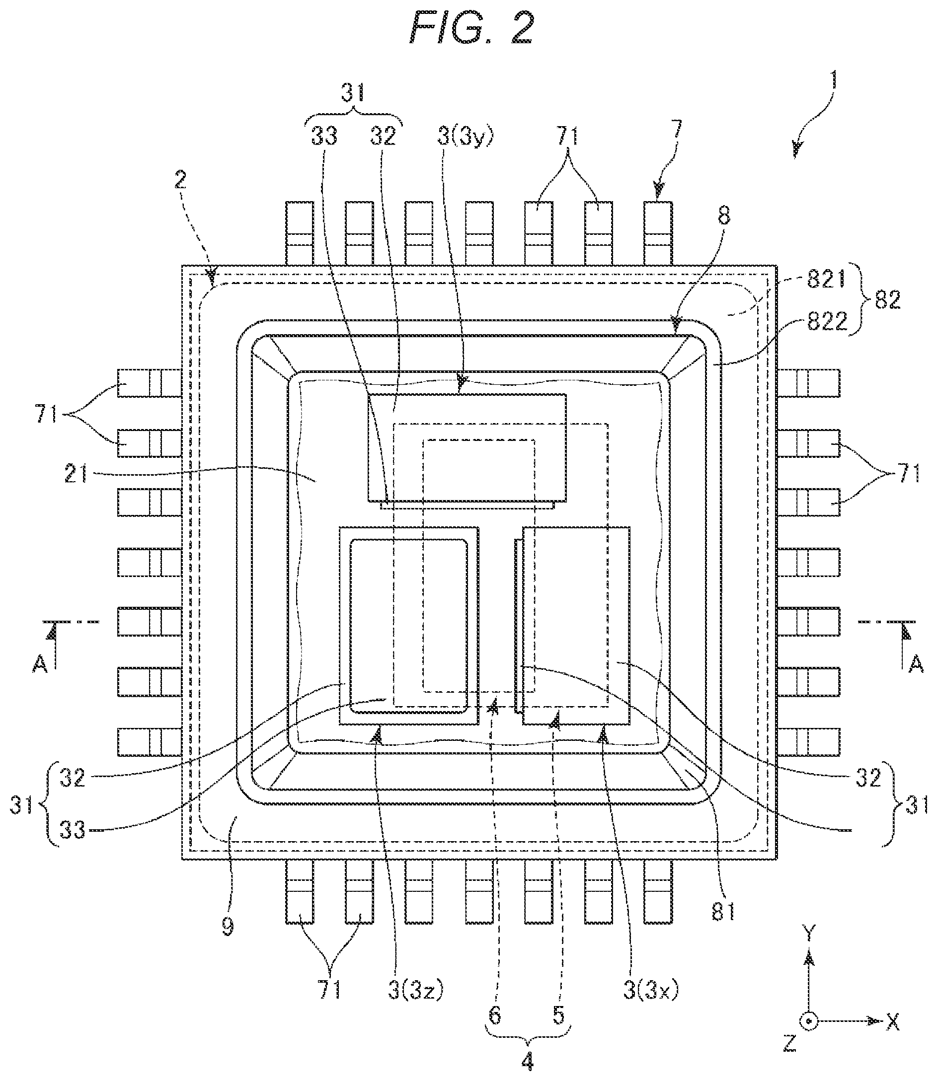 Patent US11776860 Figure 2 – Method of manufacturing electronic devices with a cap and molding