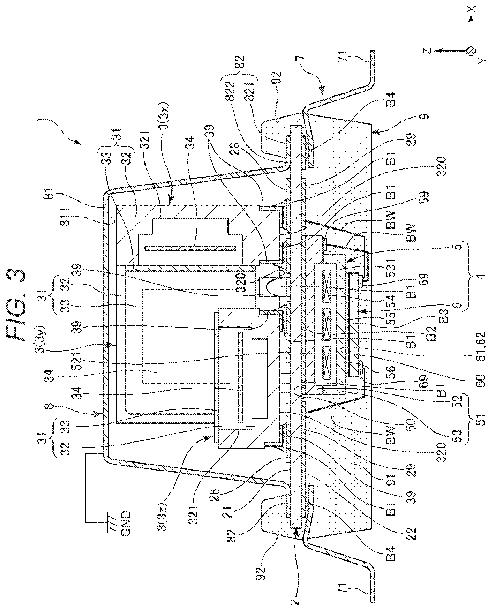 Patent US11776860 Figure 3 – Method of manufacturing electronic devices with a cap and molding