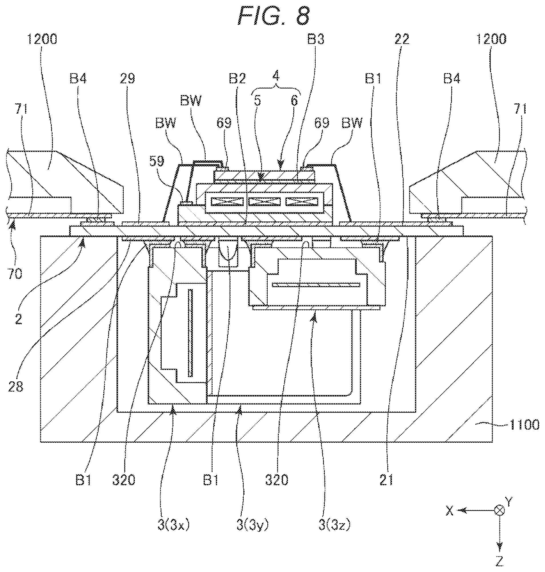 Patent US11776860 Figure 7 – Method of manufacturing electronic devices with a cap and molding