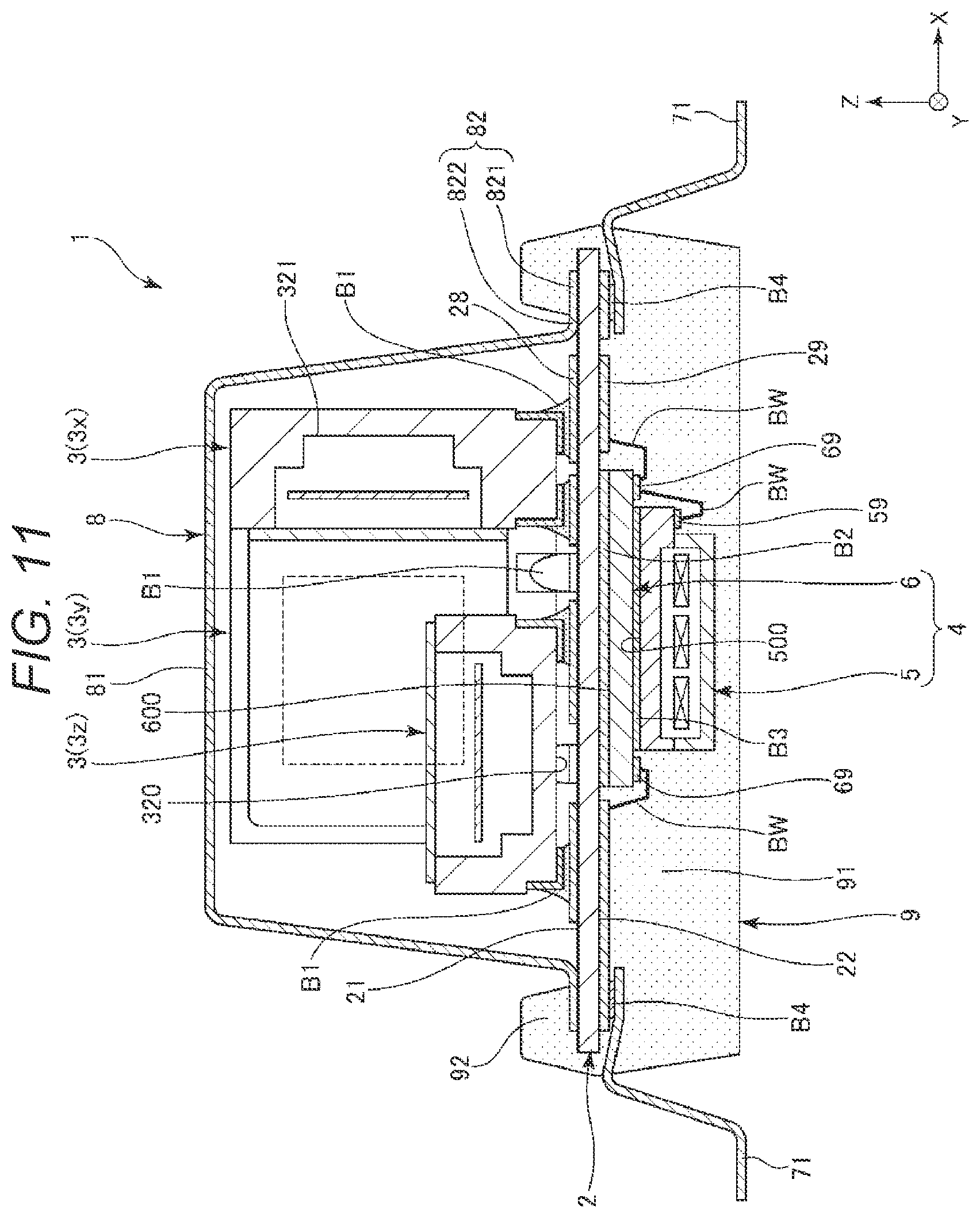 Patent US11776860 Figure 10 – Method of manufacturing electronic devices with a cap and molding