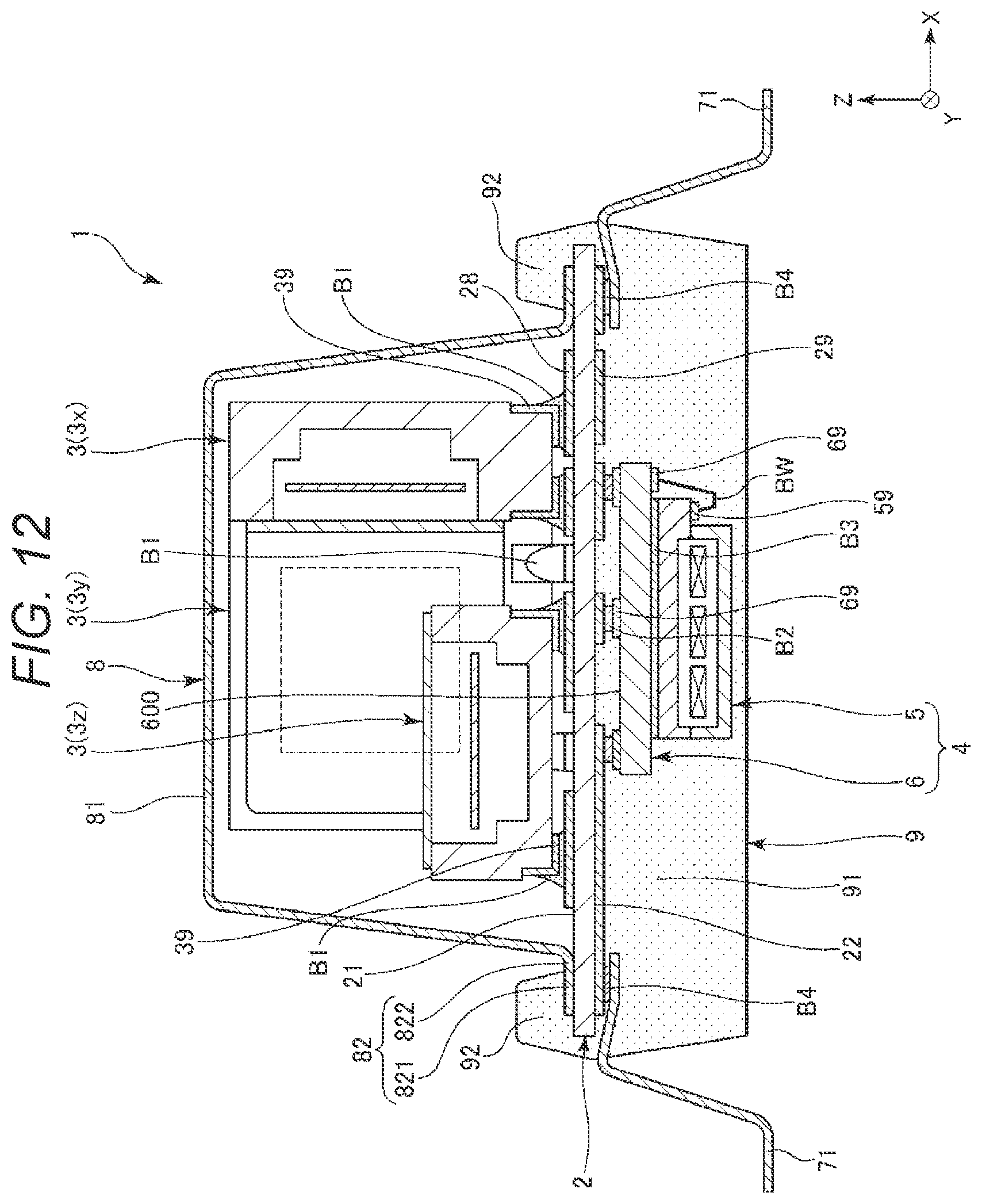 Patent US11776860 Figure 11 – Method of manufacturing electronic devices with a cap and molding