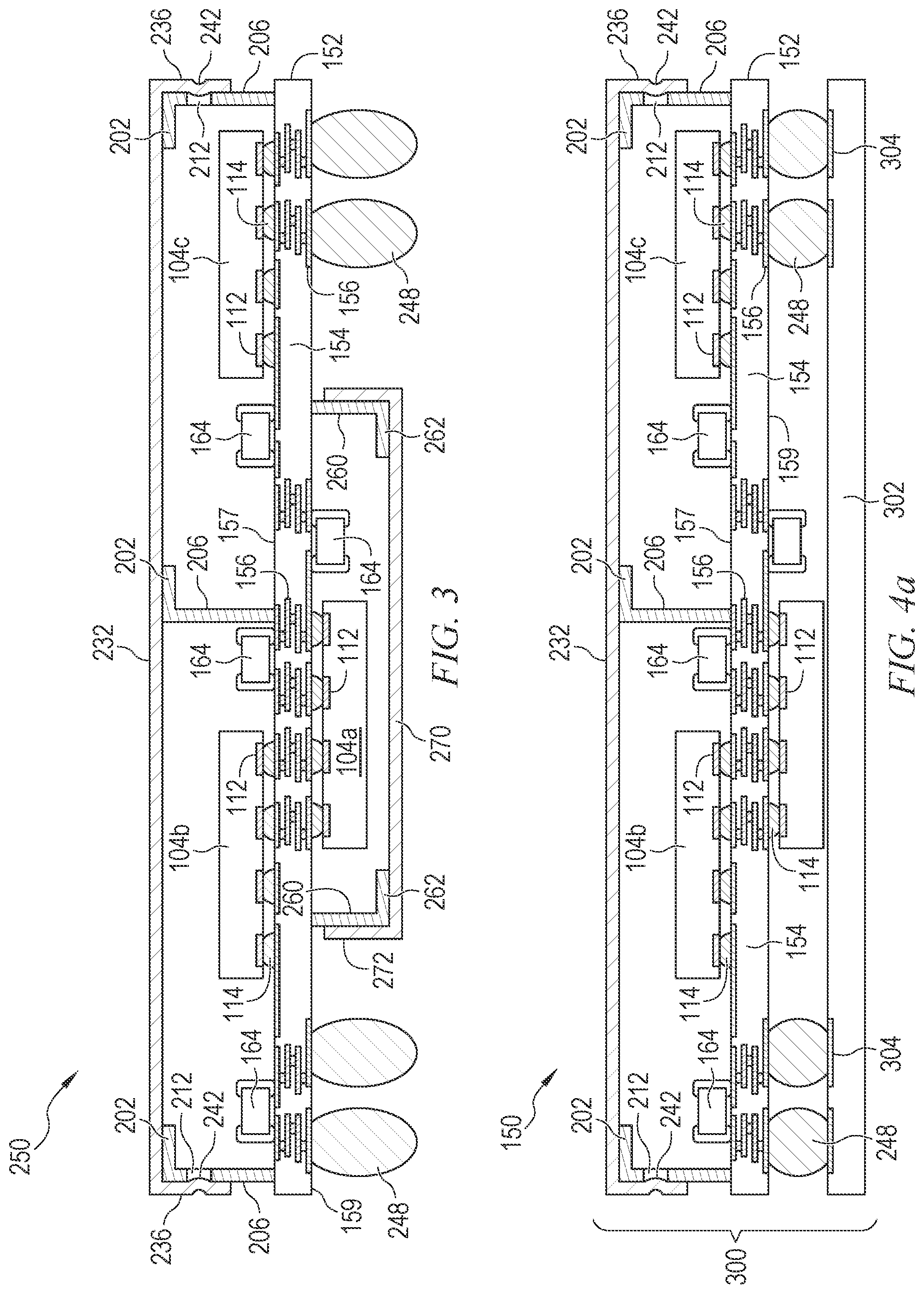 Patent US11776861 Figure 7 – Compartment shielding with metal frame and cap