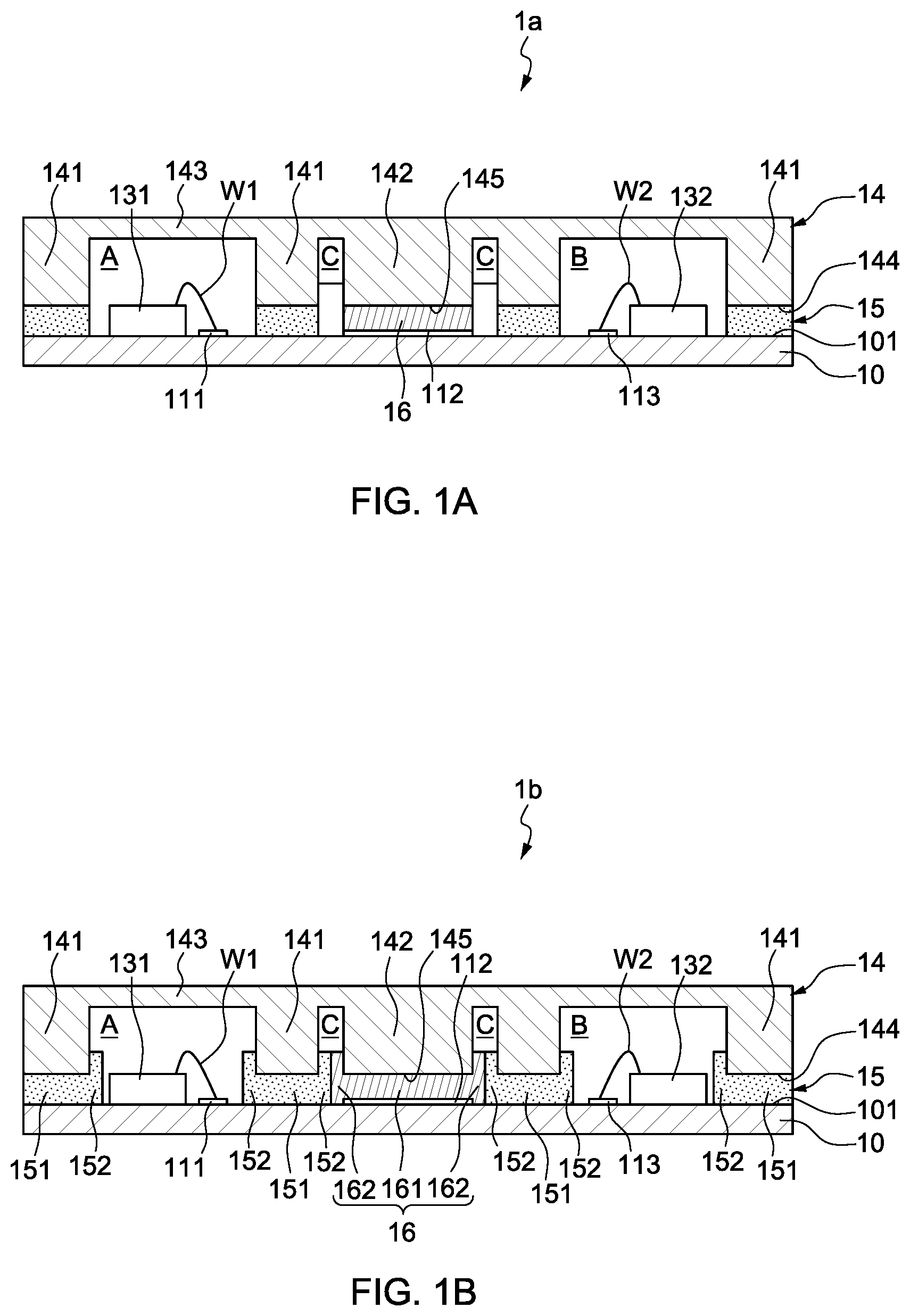Patent US11776862 Figure 1 – Lid structure and semiconductor device package including the same