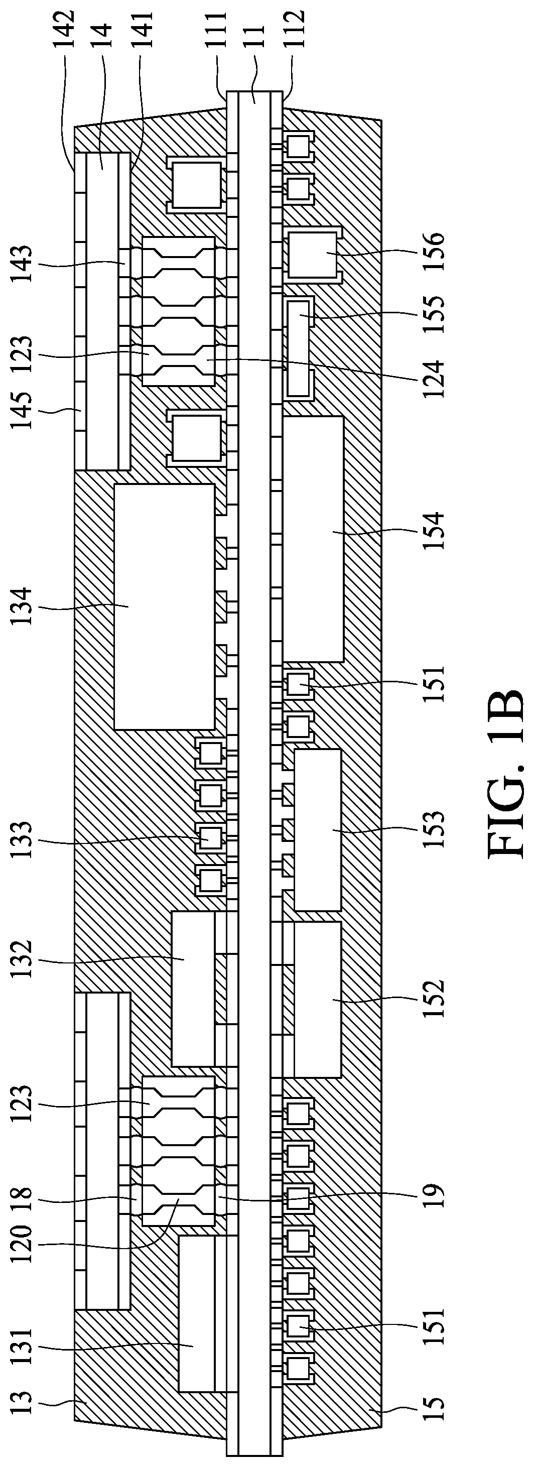 Patent US11776863 Figure 2 – Semiconductor device package