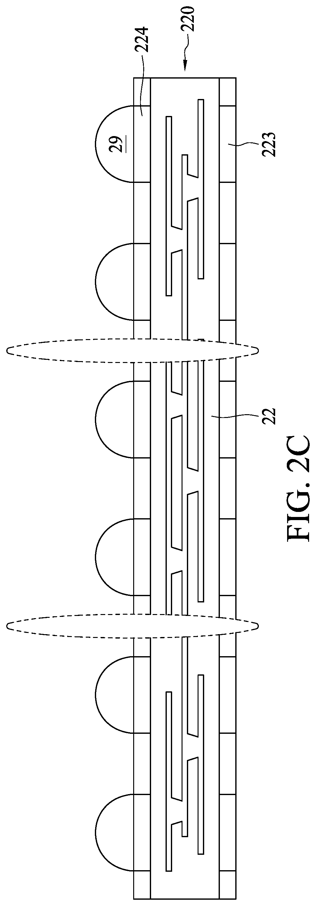 Patent US11776863 Figure 5 – Semiconductor device package