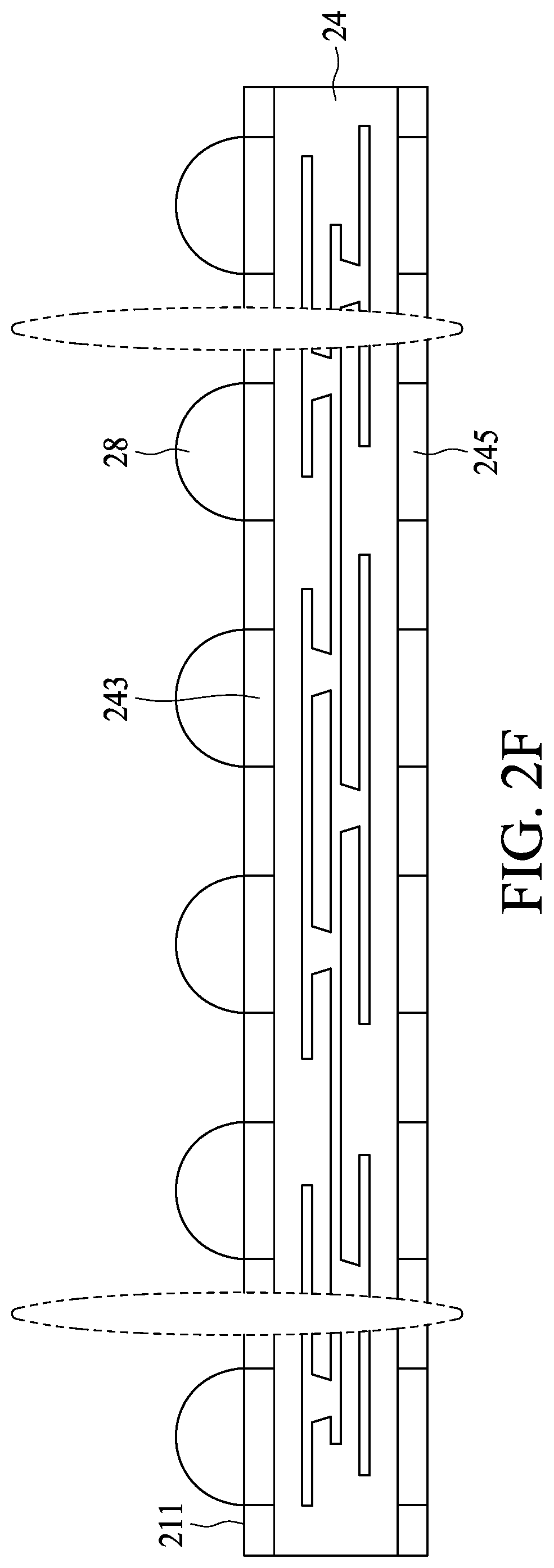 Patent US11776863 Figure 8 – Semiconductor device package
