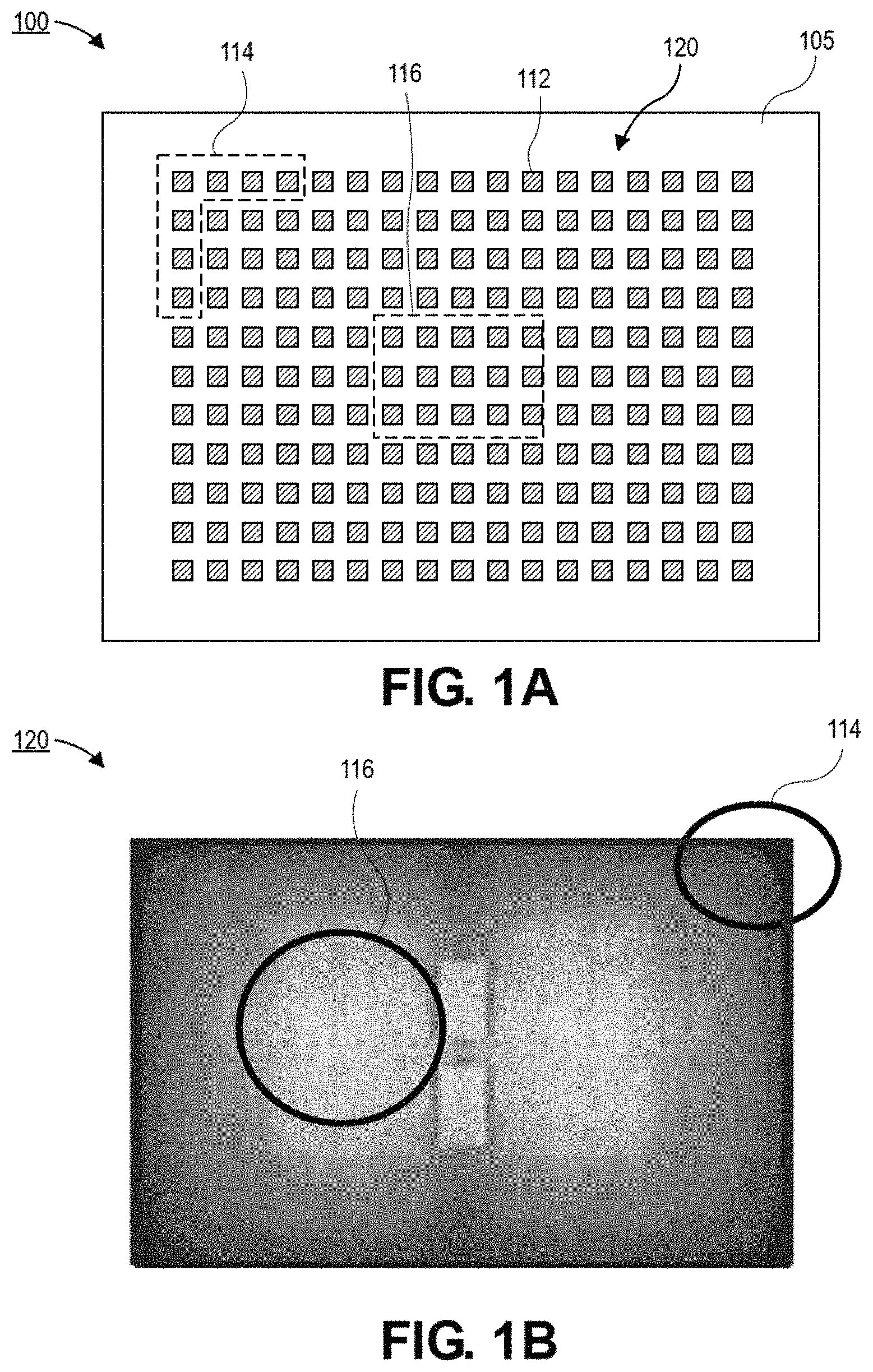 Patent US11776864 — Corner guard for improved electroplated first level interconnect bump height range — Figure 1