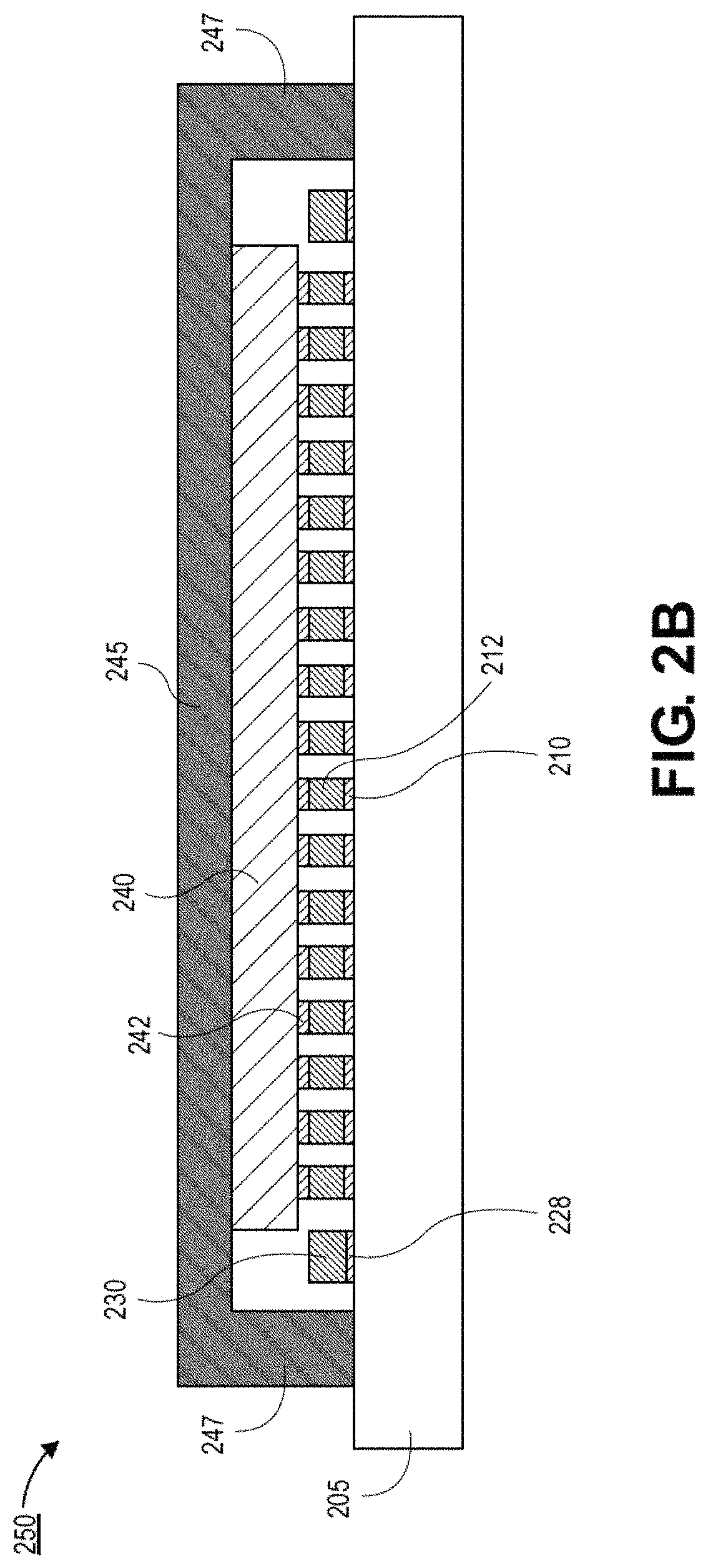Patent US11776864 Figure 3 – Corner guard for improved electroplated first level interconnect bump height range