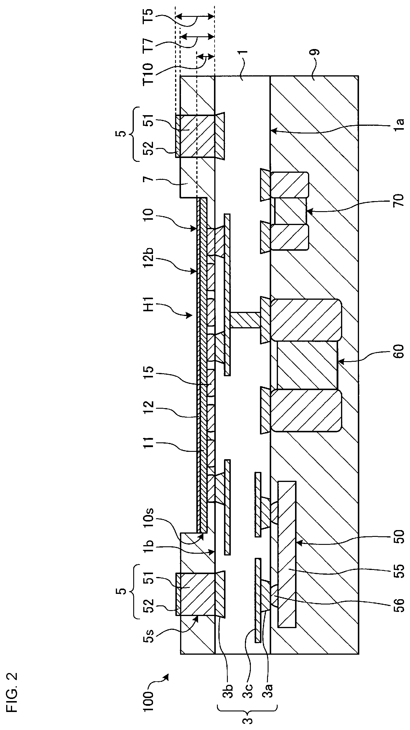Patent US11776865 Figure 2 – Semiconductor device and method for manufacturing semiconductor device