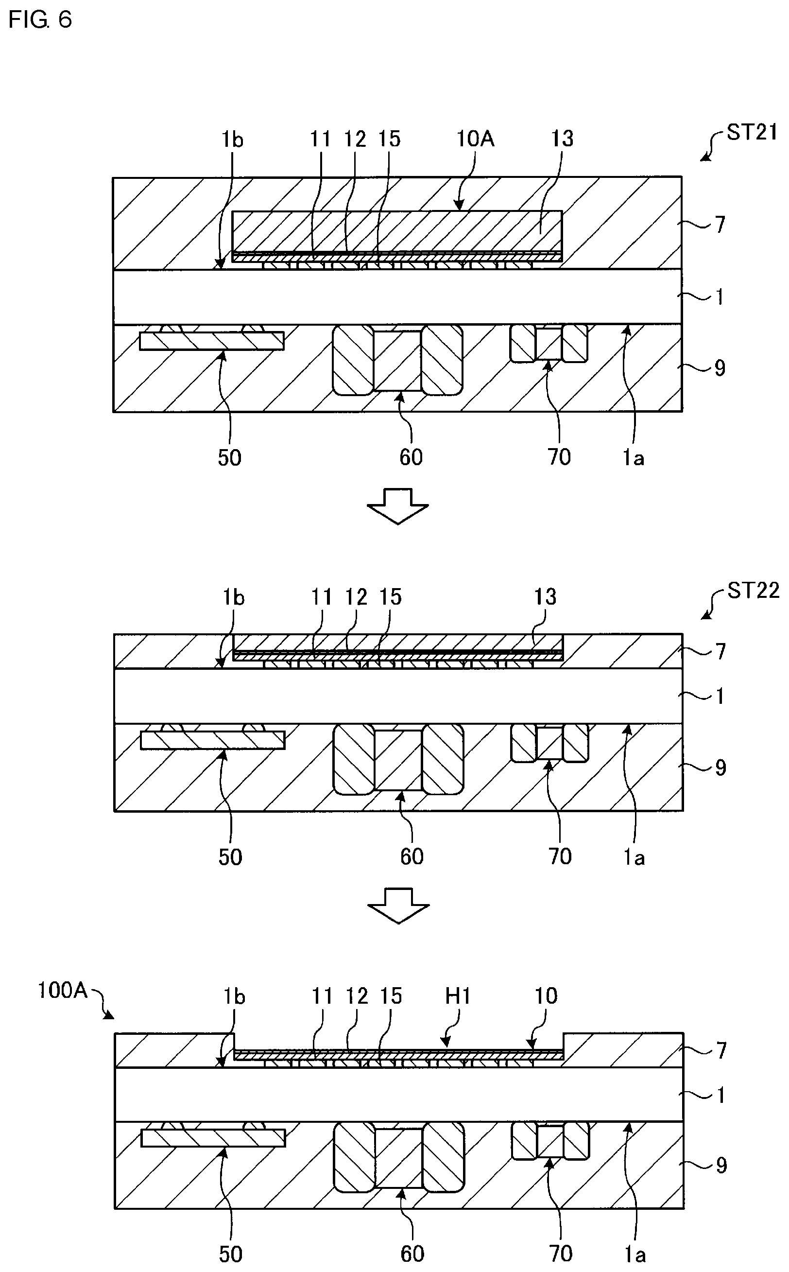 Patent US11776865 Figure 6 – Semiconductor device and method for manufacturing semiconductor device
