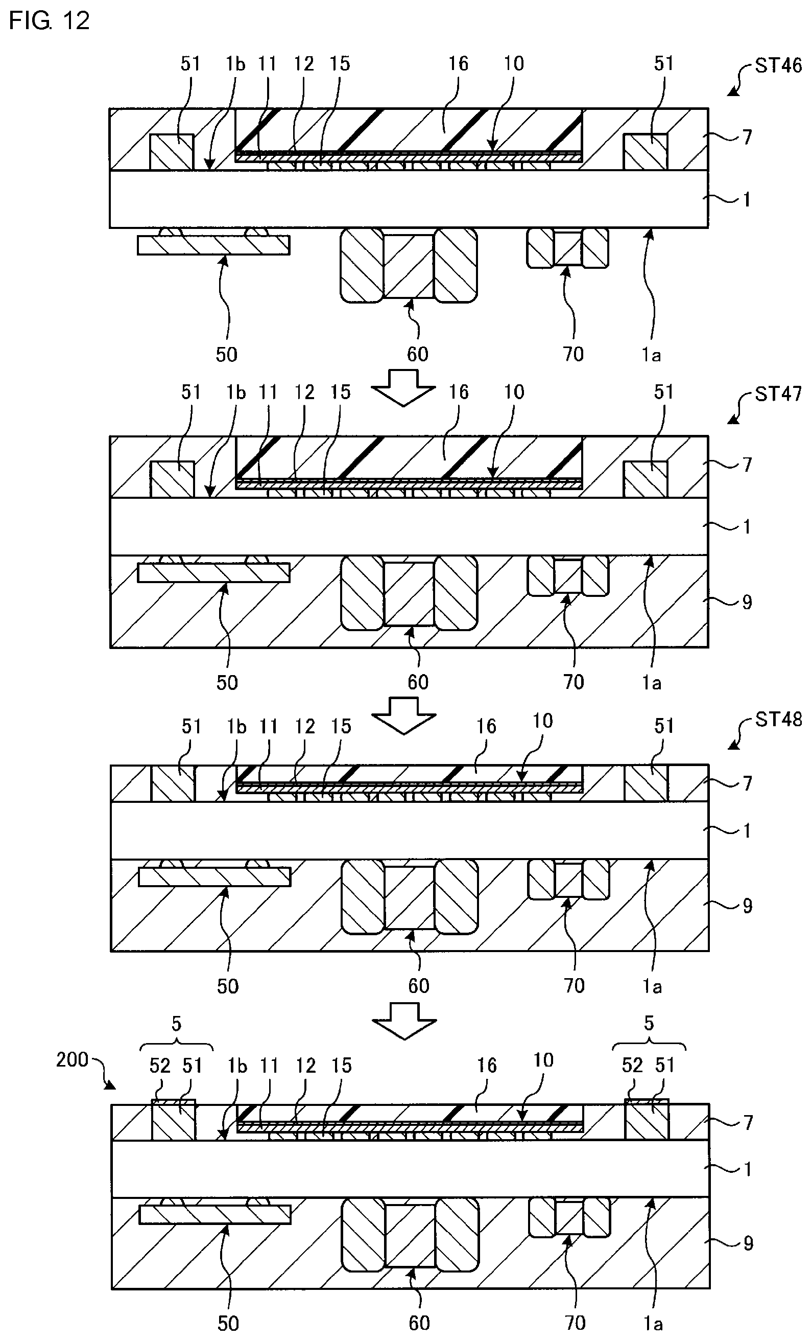 Patent US11776865 Figure 11 – Semiconductor device and method for manufacturing semiconductor device