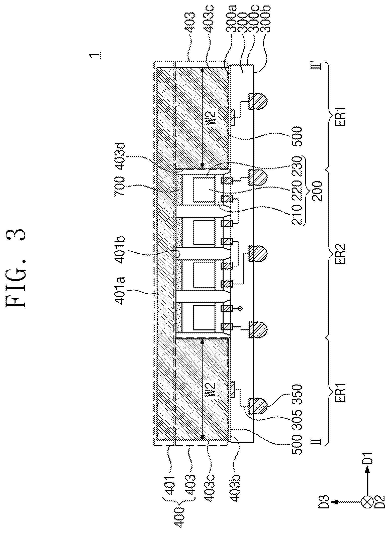 Patent US11776866 Figure 3 – Semiconductor module heatspreading lid having integrated separators for multiple chips