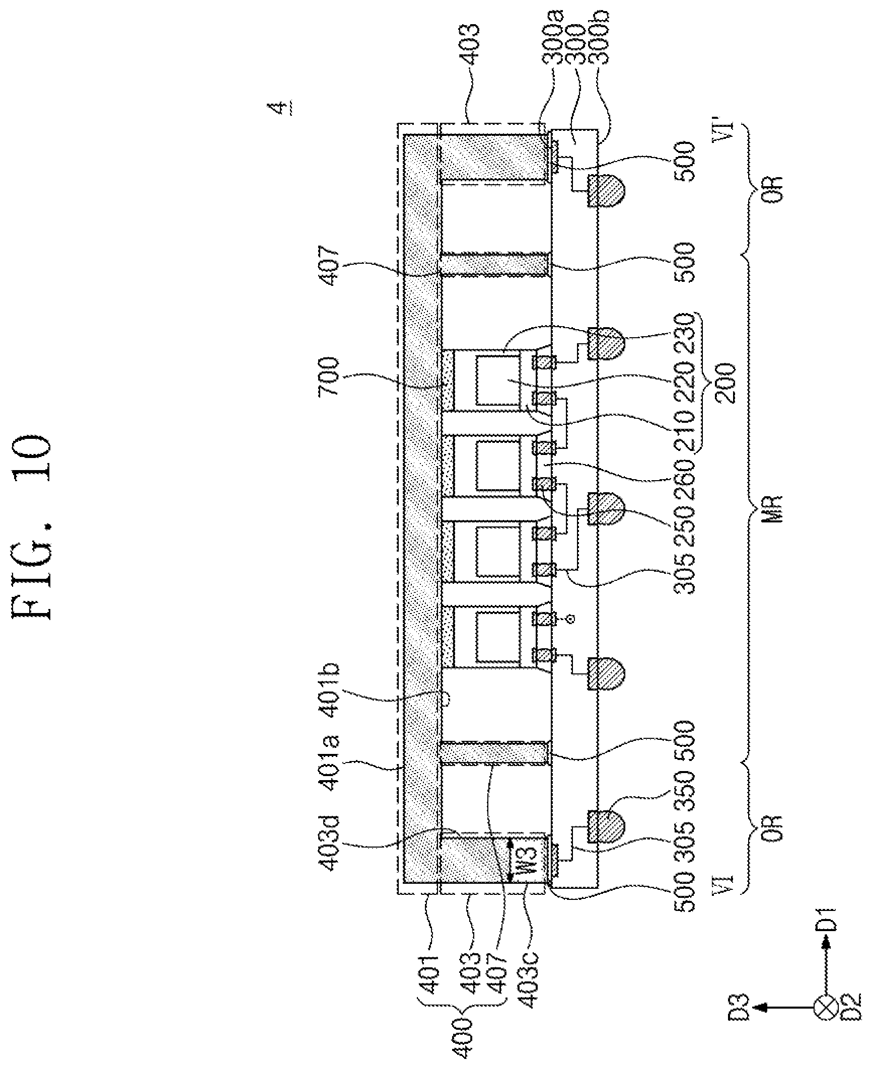 Patent US11776866 Figure 10 – Semiconductor module heatspreading lid having integrated separators for multiple chips