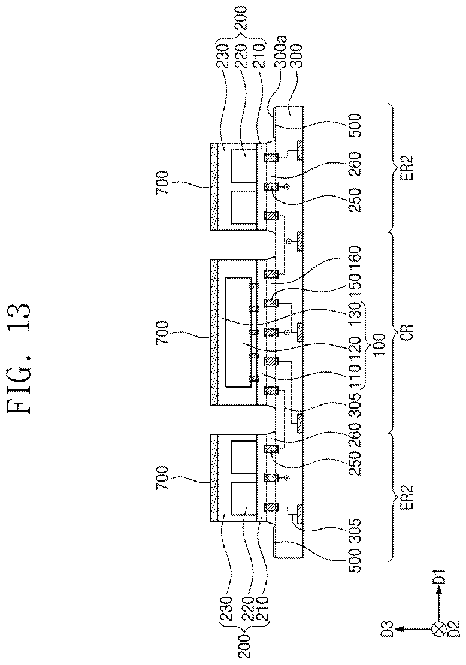 Patent US11776866 Figure 13 – Semiconductor module heatspreading lid having integrated separators for multiple chips