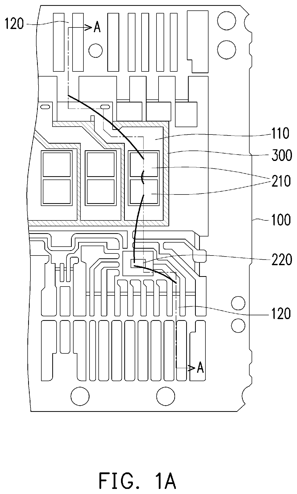 Patent US11776867 Figure 1 – Chip package