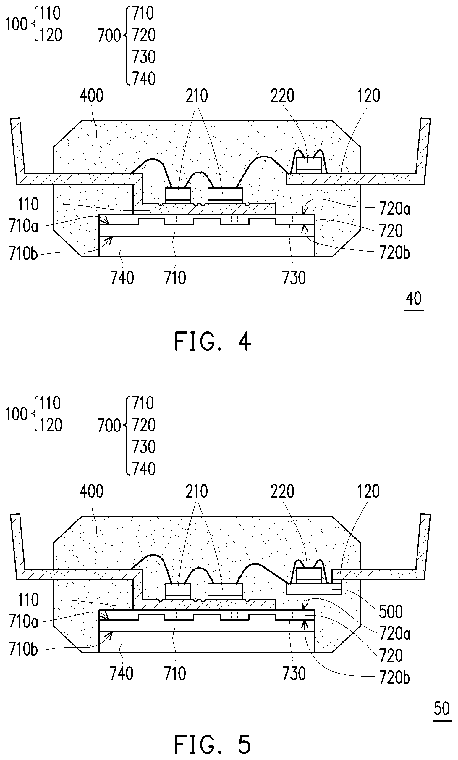 Patent US11776867 Figure 4 – Chip package