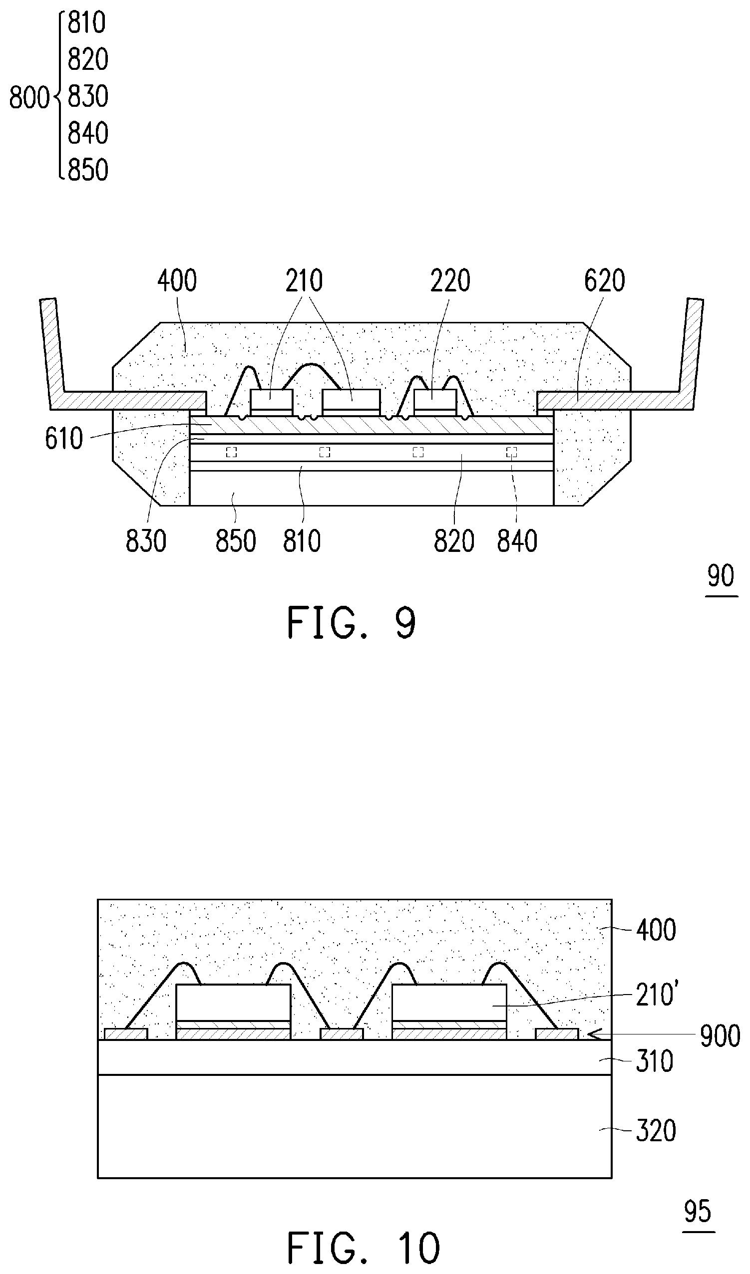 Patent US11776867 Figure 7 – Chip package