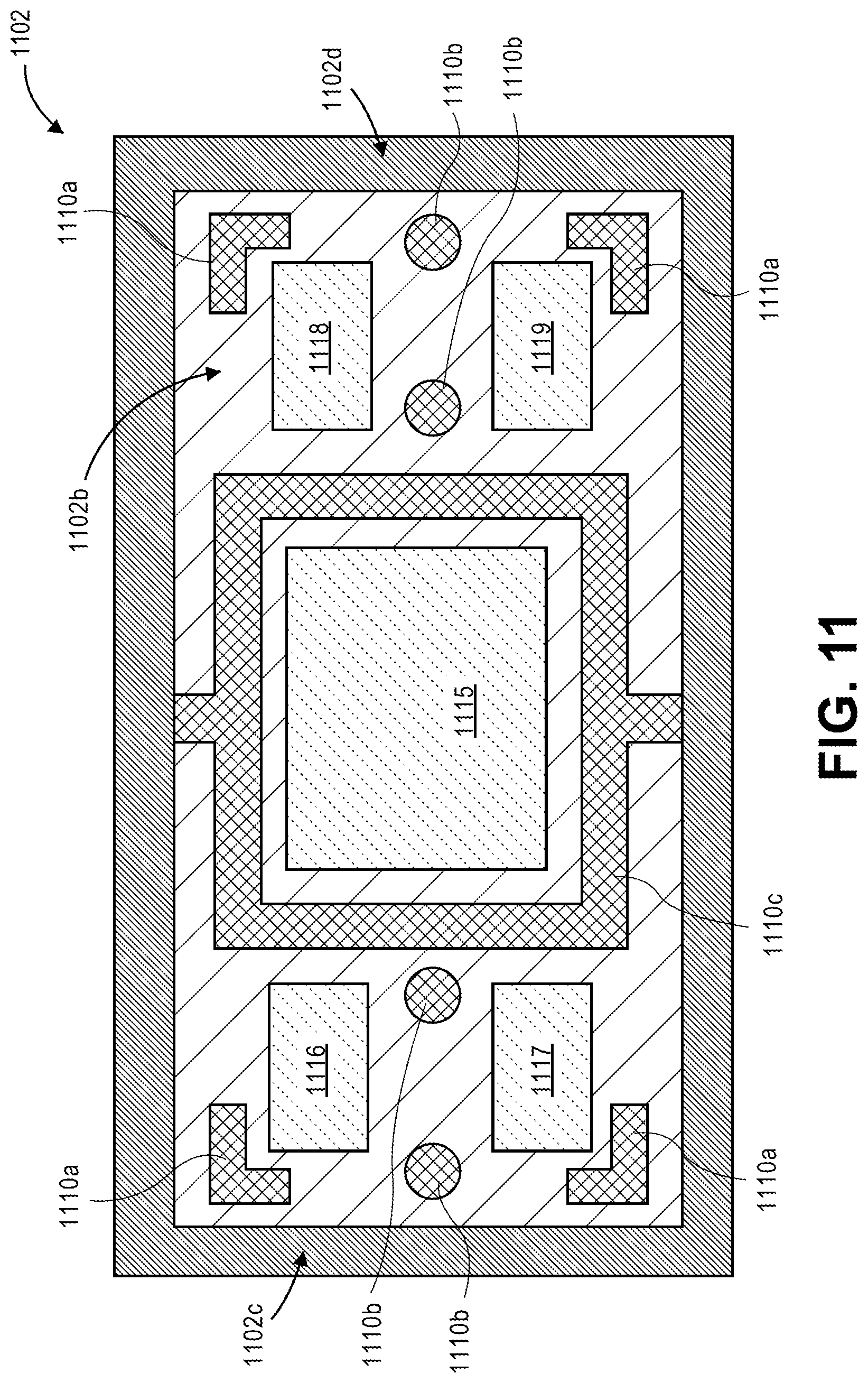 Patent US11776869 Figure 10 – Package with a highly conductive layer deposited on die using throughput additive deposition prior to TIM1 dispense