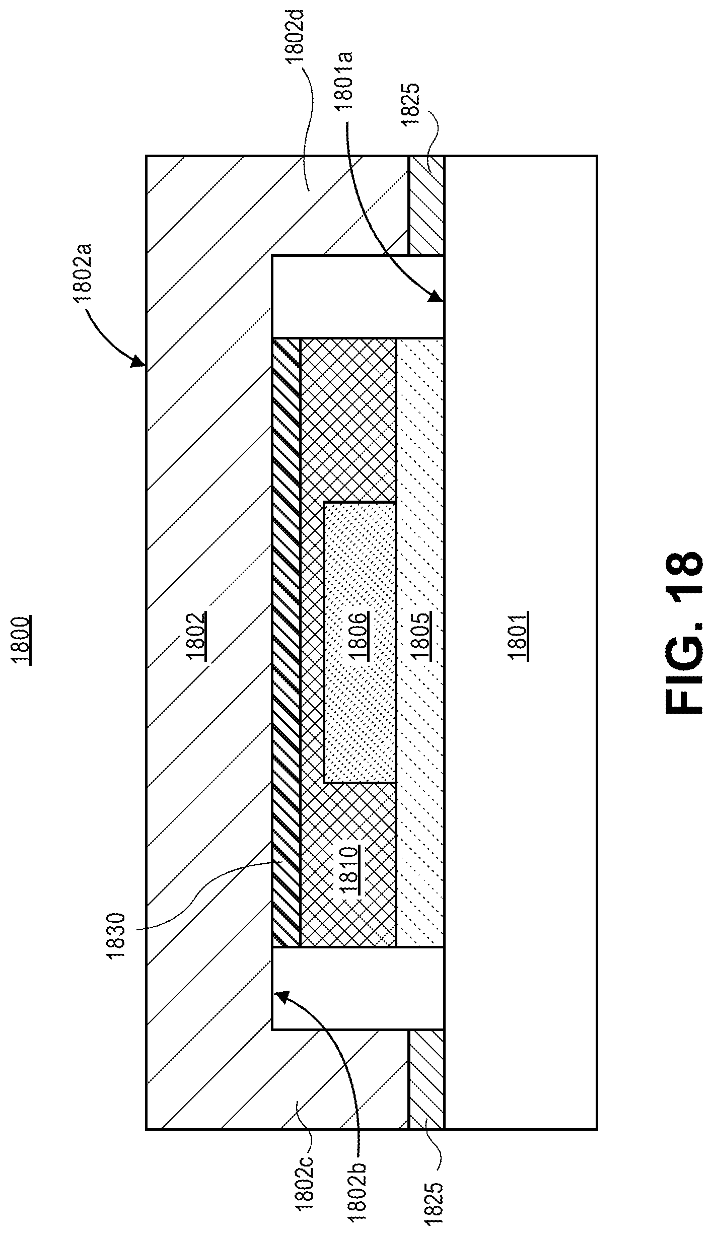 Patent US11776869 Figure 18 – Package with a highly conductive layer deposited on die using throughput additive deposition prior to TIM1 dispense