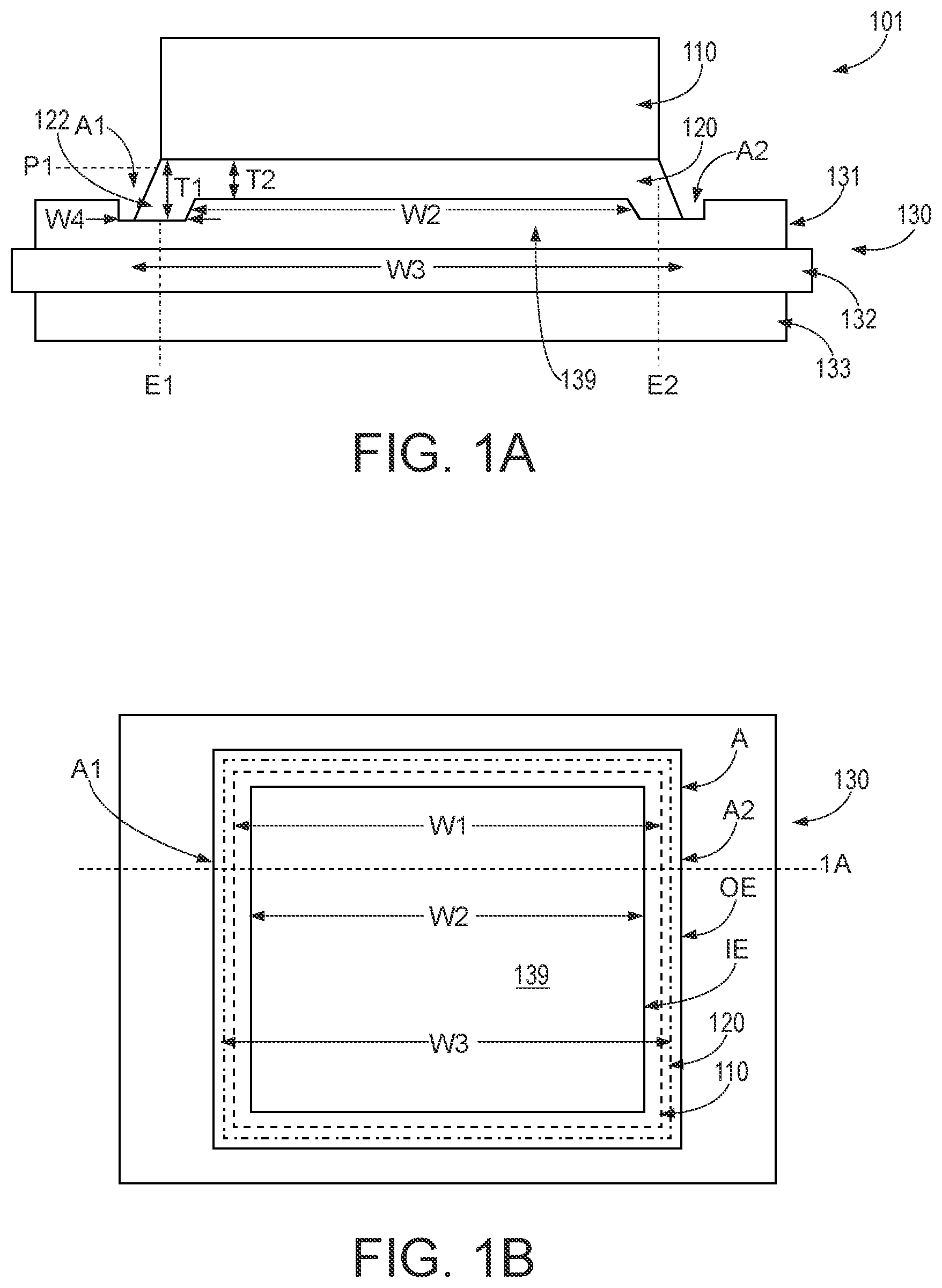 Patent US11776871 Figure 1 – Module with substrate recess for conductive-bonding component