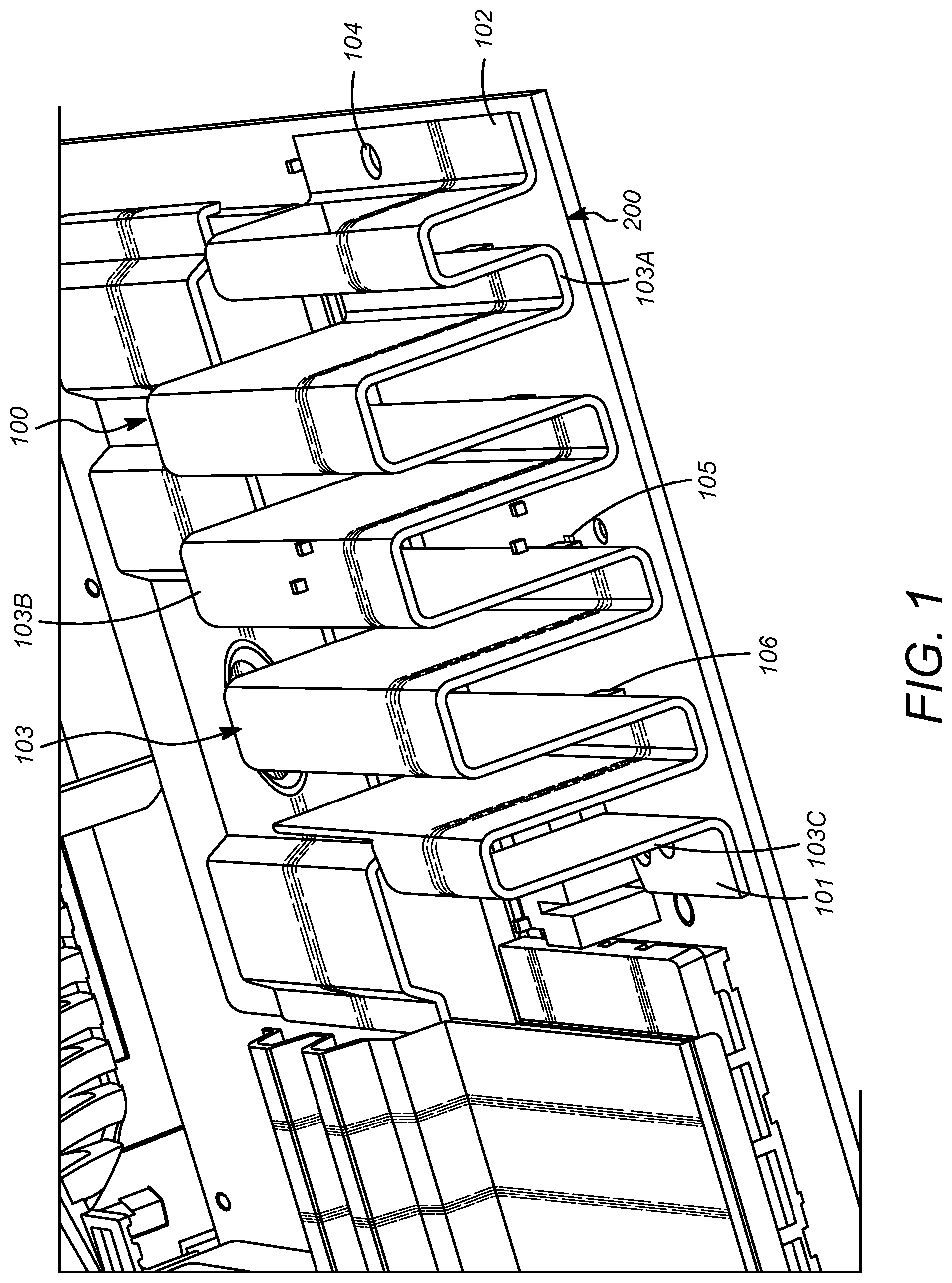 Patent US11776872 Figure 1 – Accordion heat sink
