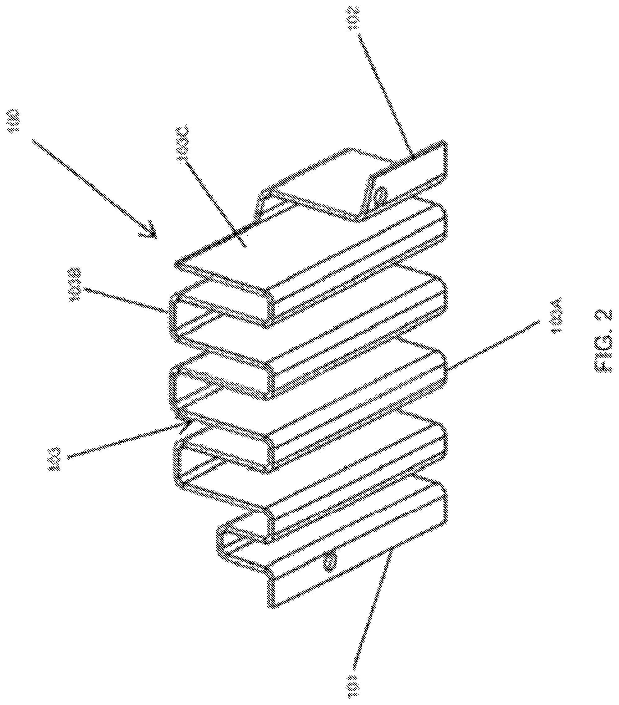 Patent US11776872 Figure 2 – Accordion heat sink