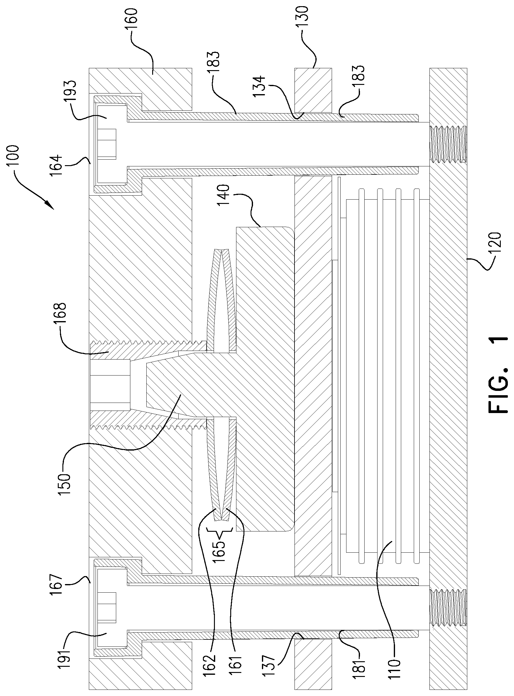 Patent US11776874 Figure 1 – Apparatus and method for holding a heat generating device