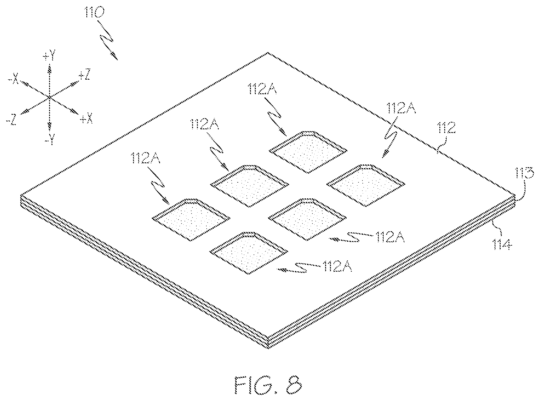 Patent US11776875 Figure 7 – Systems including a vapor chamber as the heat spreading substrate of a power device embedded in a PCB and methods of forming the same