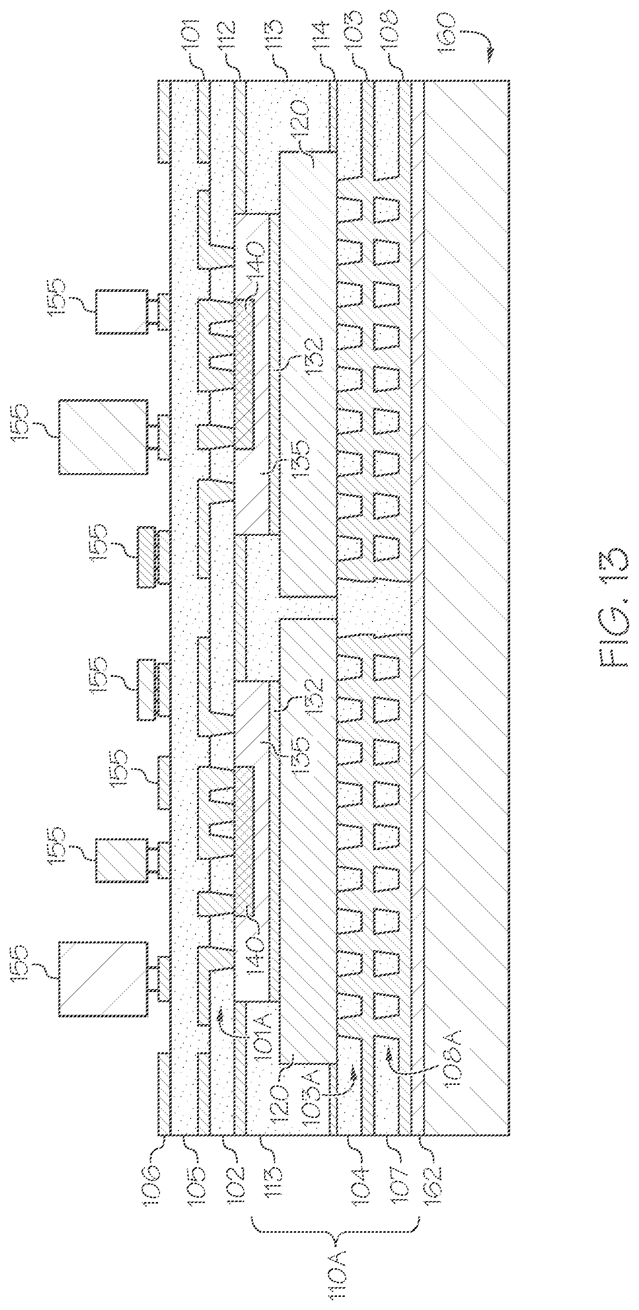 Patent US11776875 Figure 12 – Systems including a vapor chamber as the heat spreading substrate of a power device embedded in a PCB and methods of forming the same