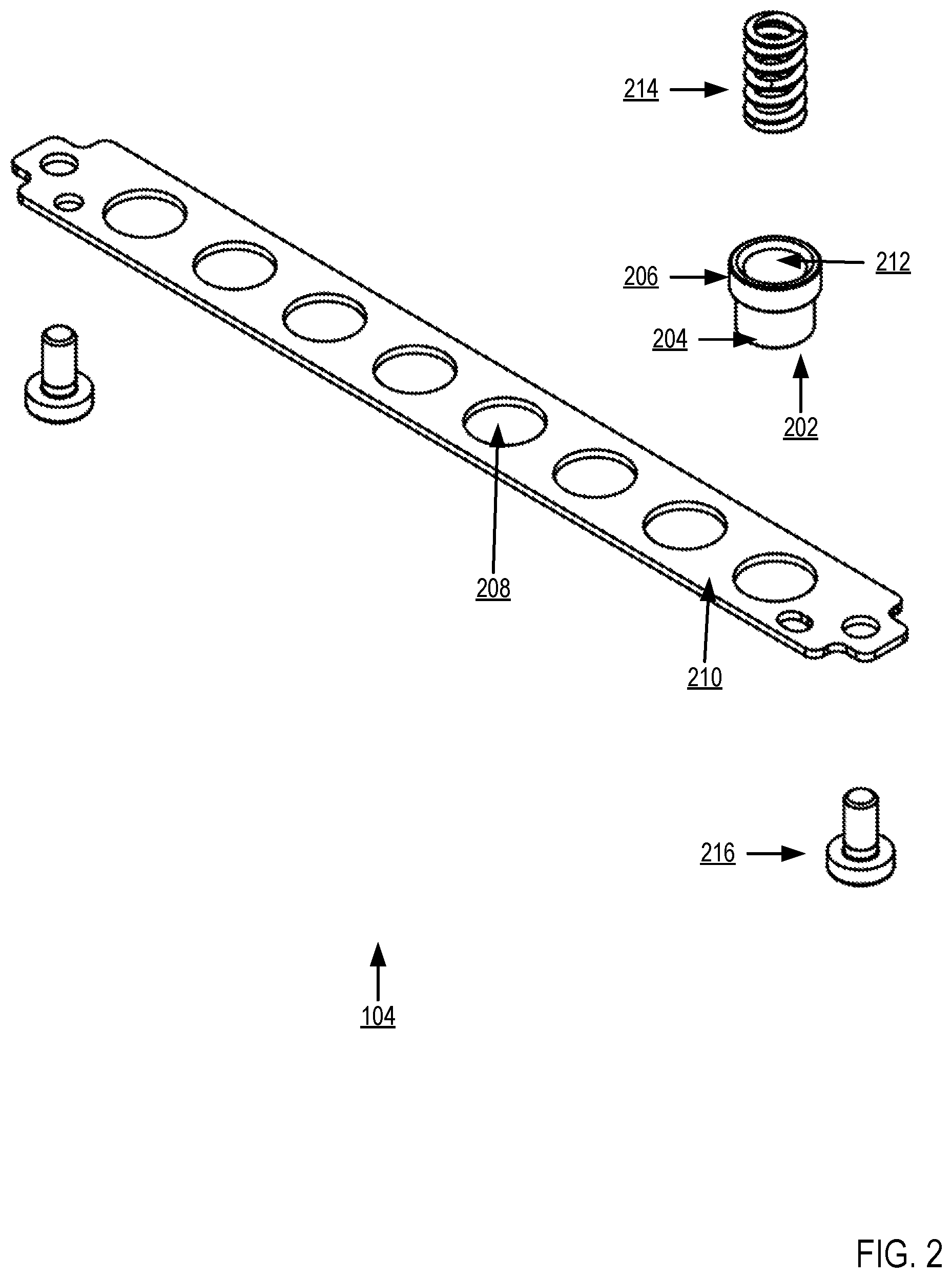 Patent US11776876 Figure 2 – Distributing heatsink load across a processor module with separable input/output (I/O) connectors