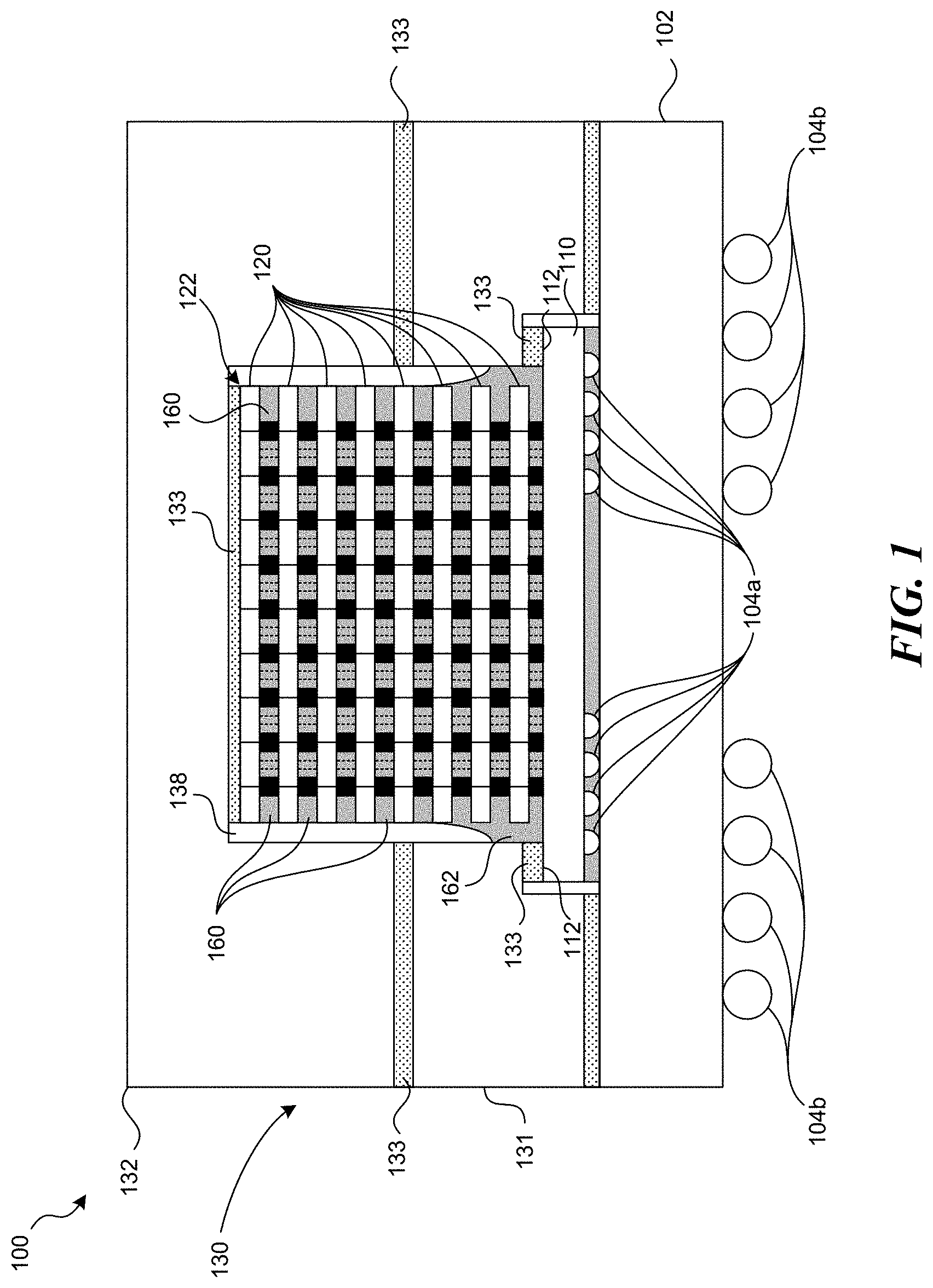 Patent US11776877 Figure 1 – Methods of manufacturing stacked semiconductor die assemblies with high efficiency thermal paths
