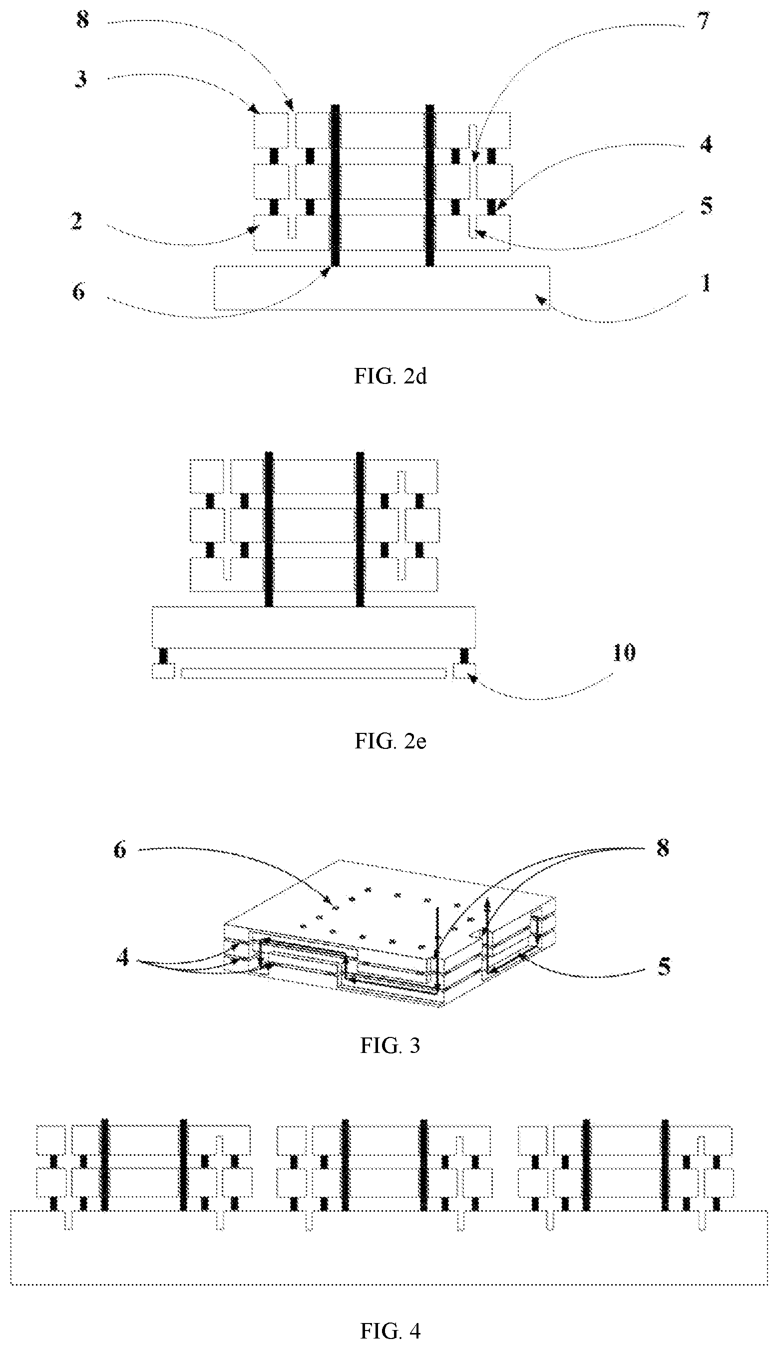 Patent US11776879 Figure 2 – Three-dimensional stacked package structure with micro-channel heat dissipation structure and packaging method thereof