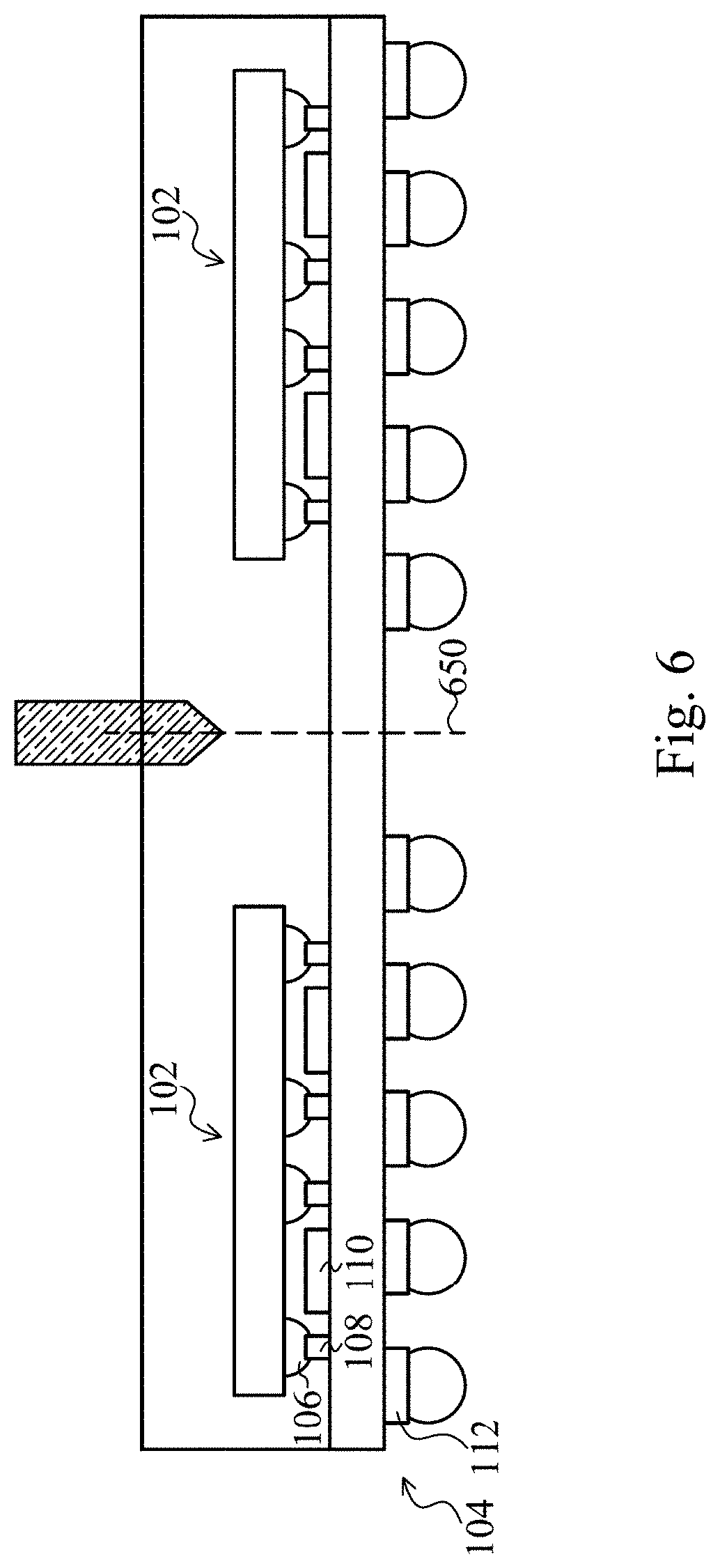 Patent US11776880 Figure 6 – Surface treatment method and apparatus for semiconductor packaging