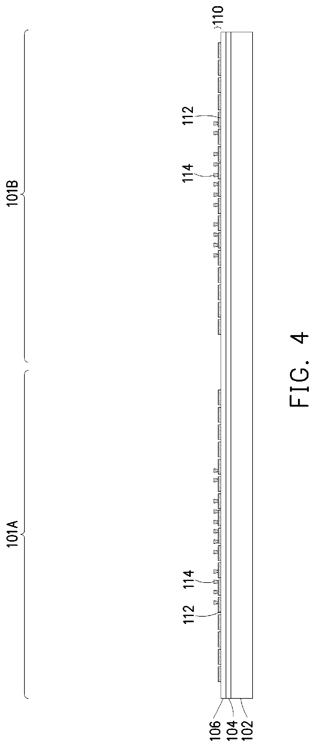 Patent US11776886 Figure 4 – Symmetrical substrate for semiconductor packaging