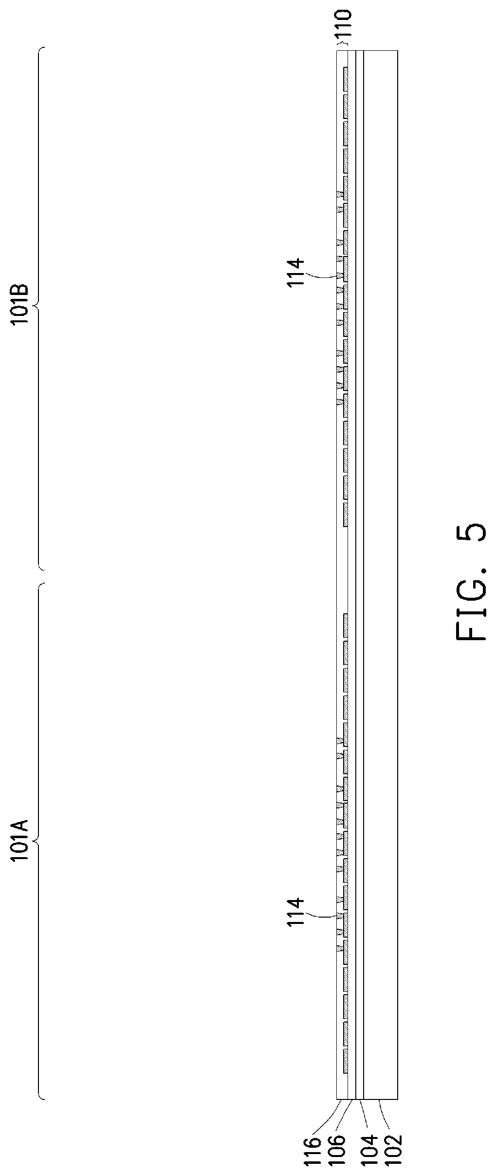 Patent US11776886 Figure 5 – Symmetrical substrate for semiconductor packaging