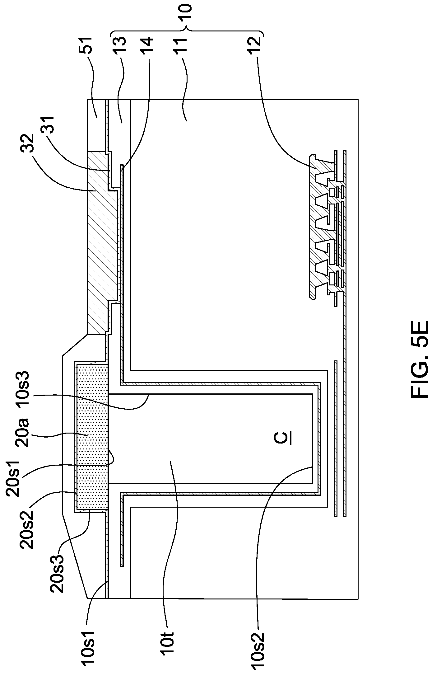Patent US11776887 Figure 11 – Semiconductor package structure and method for manufacturing the same