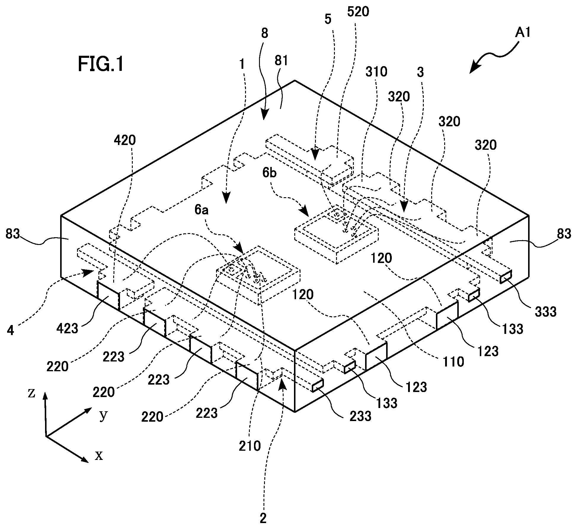 Patent US11776891 Figure 1 – Semiconductor device